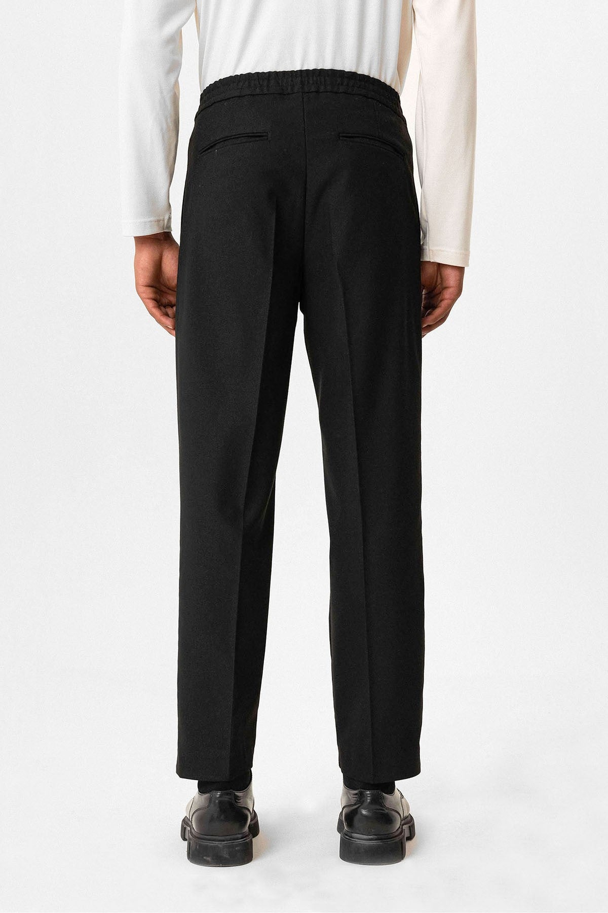 Antioch Elastic-Waist Baggy Men's Pants