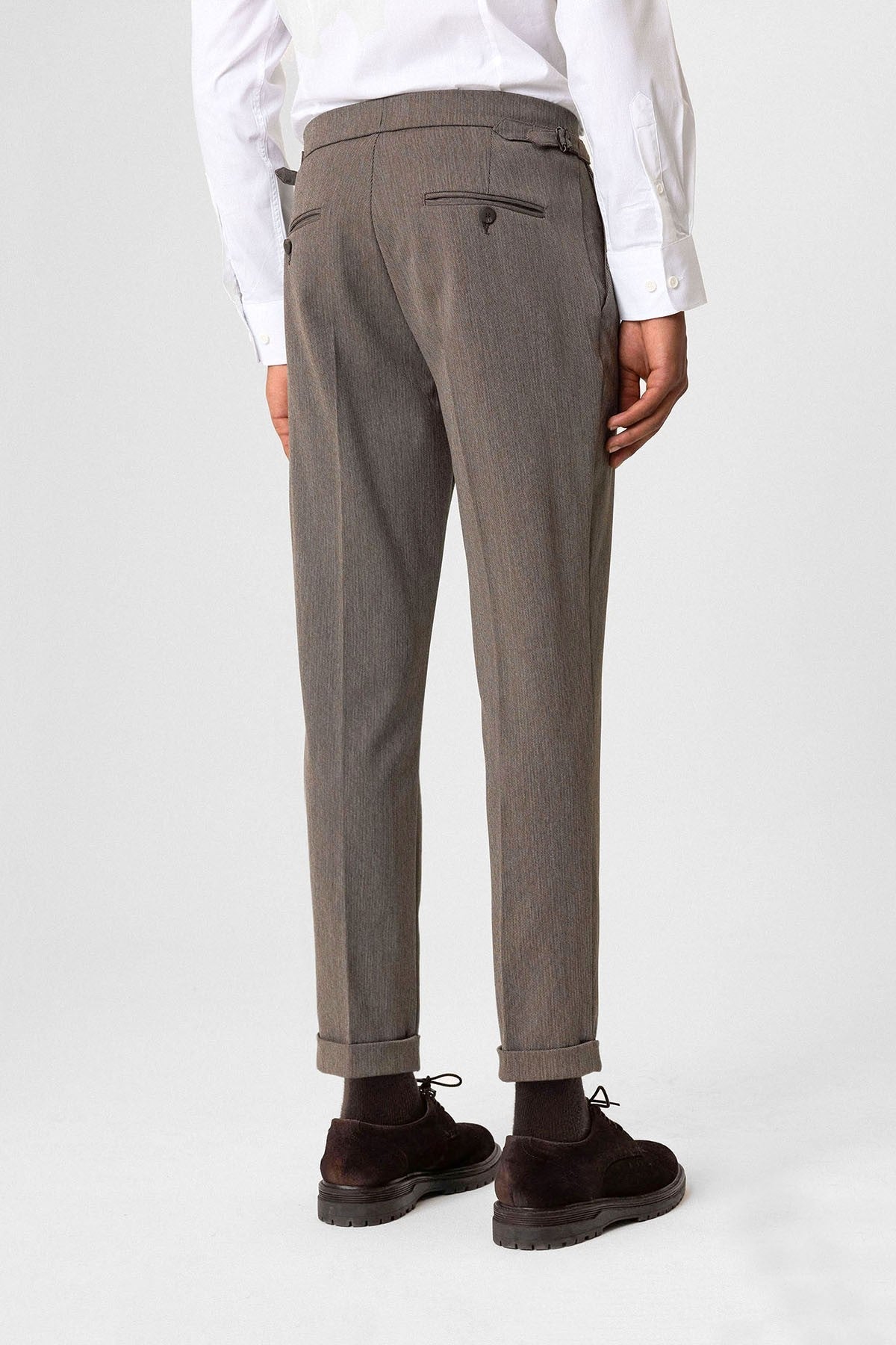 Antioch High-Waisted Pleated Double-Cuff Men's Pants