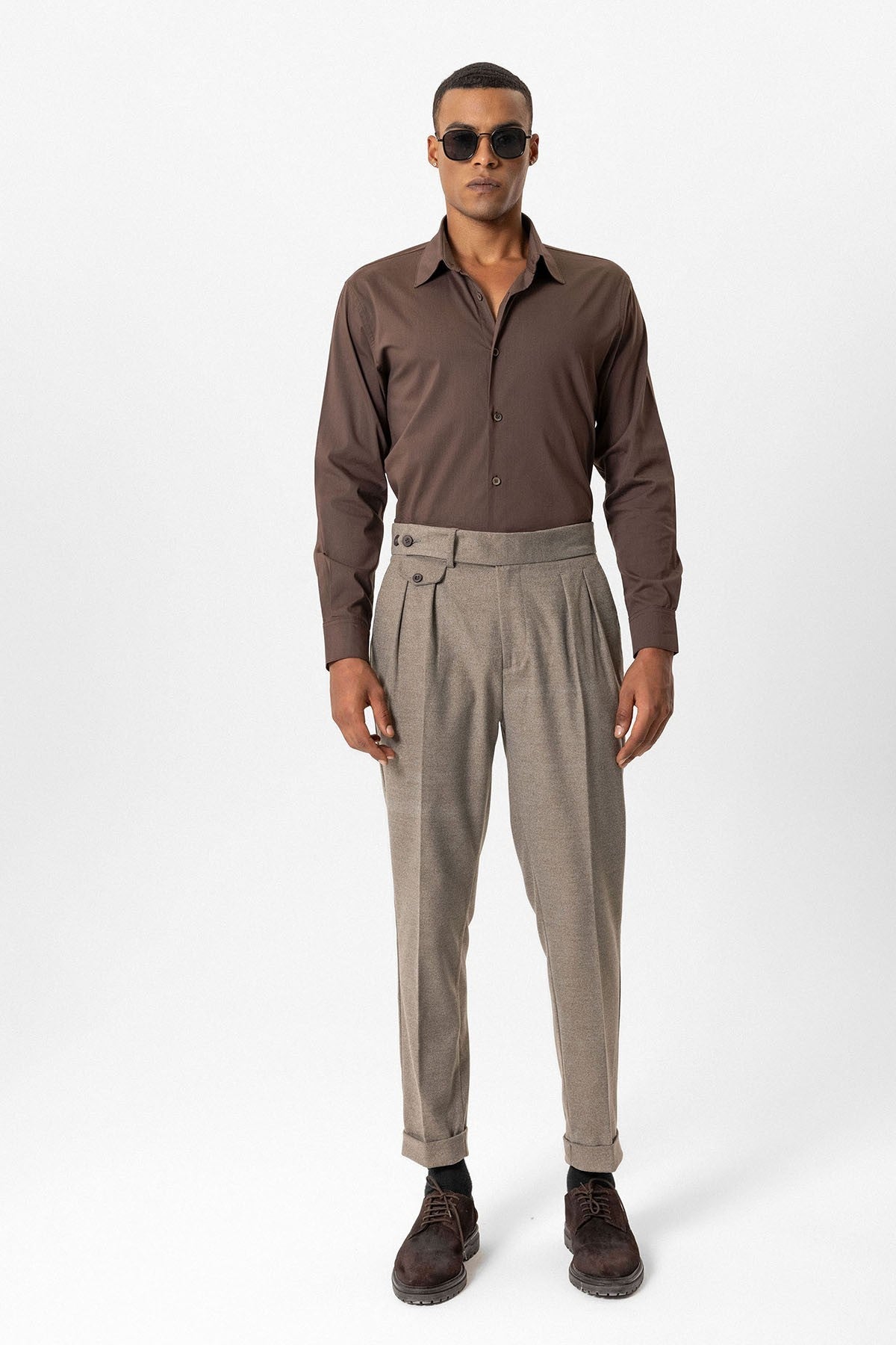 Antioch High-Waisted Pleated Technical Men's Pants