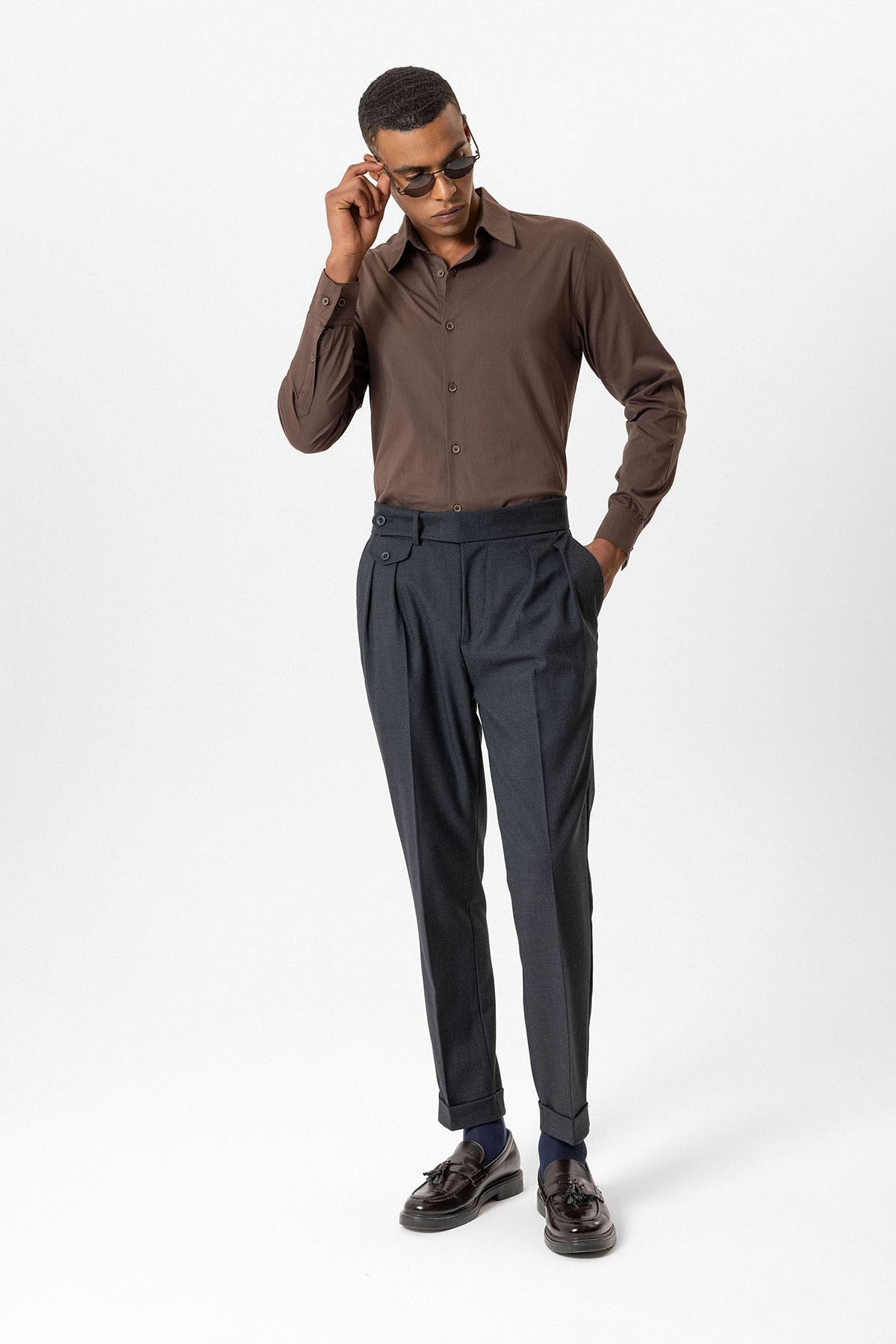 Antioch High-Waisted Pleated Technical Men's Pants