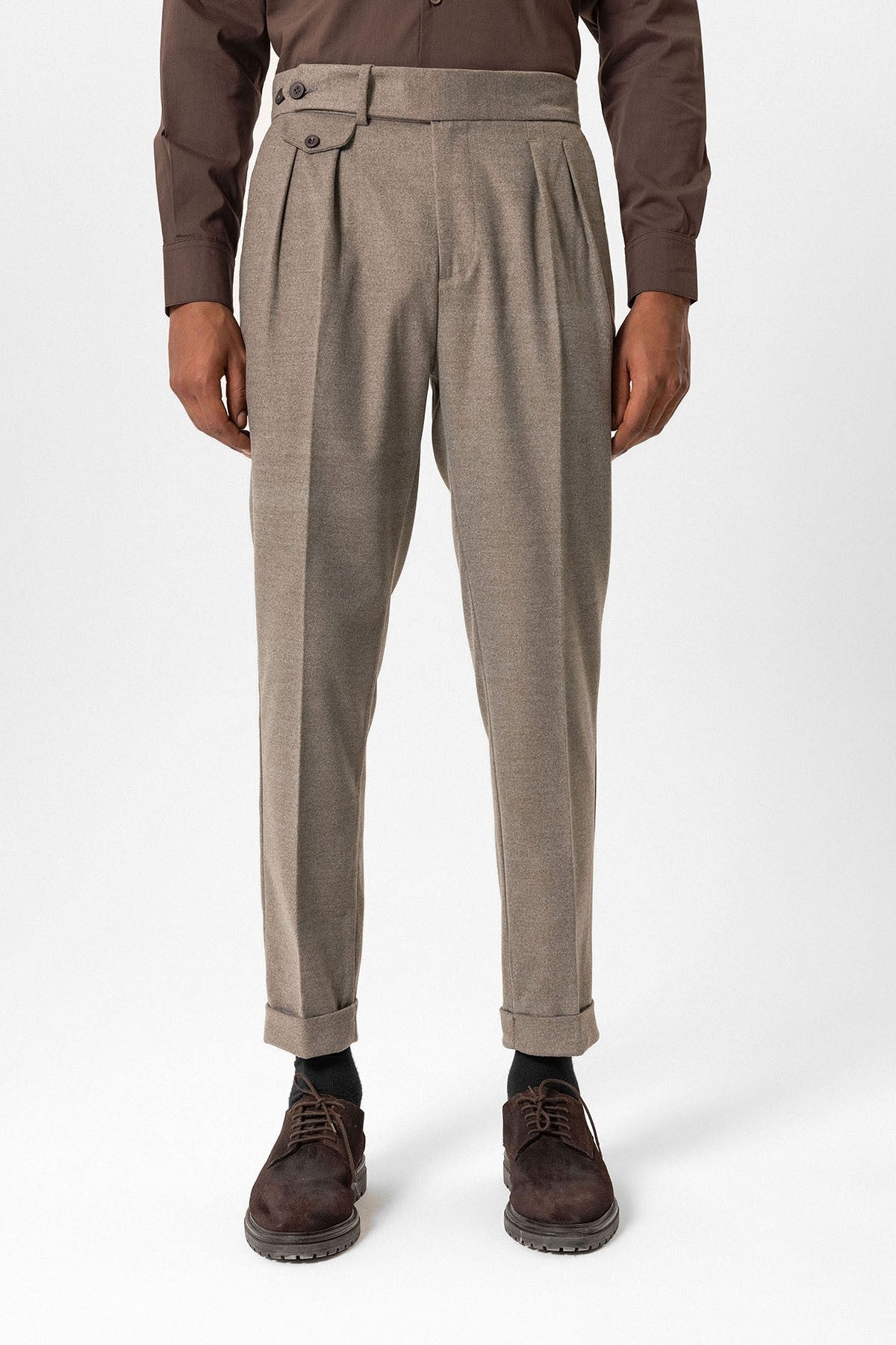 Antioch High-Waisted Pleated Technical Men's Pants