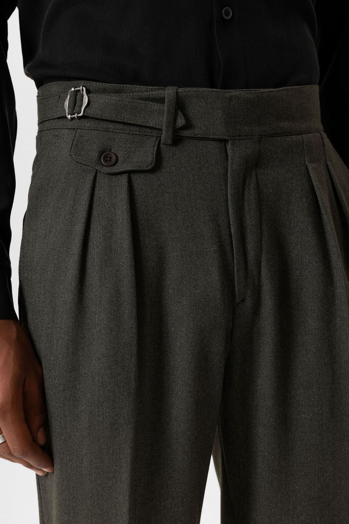 Antioch Toka Detailed High-Waisted Men's Pants