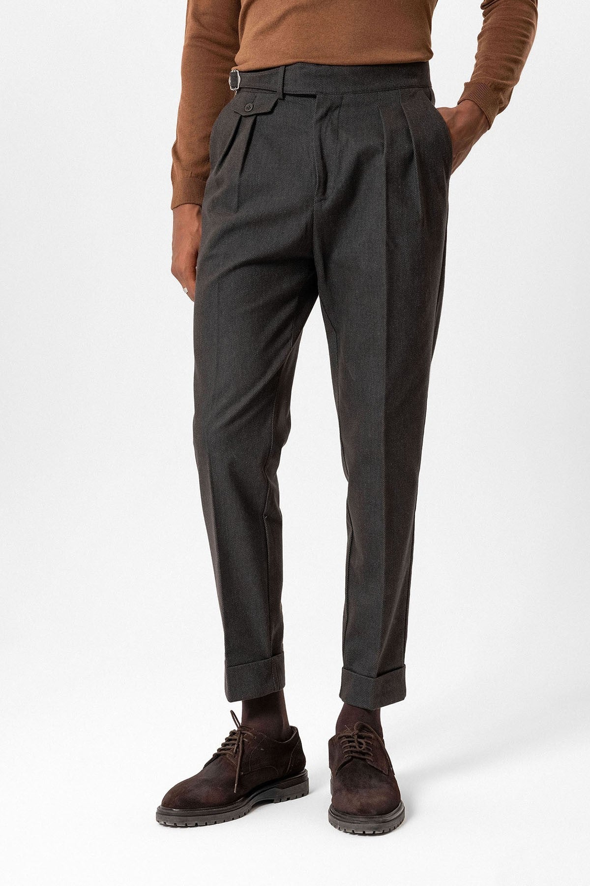 Antioch Toka Detailed High-Waisted Men's Pants