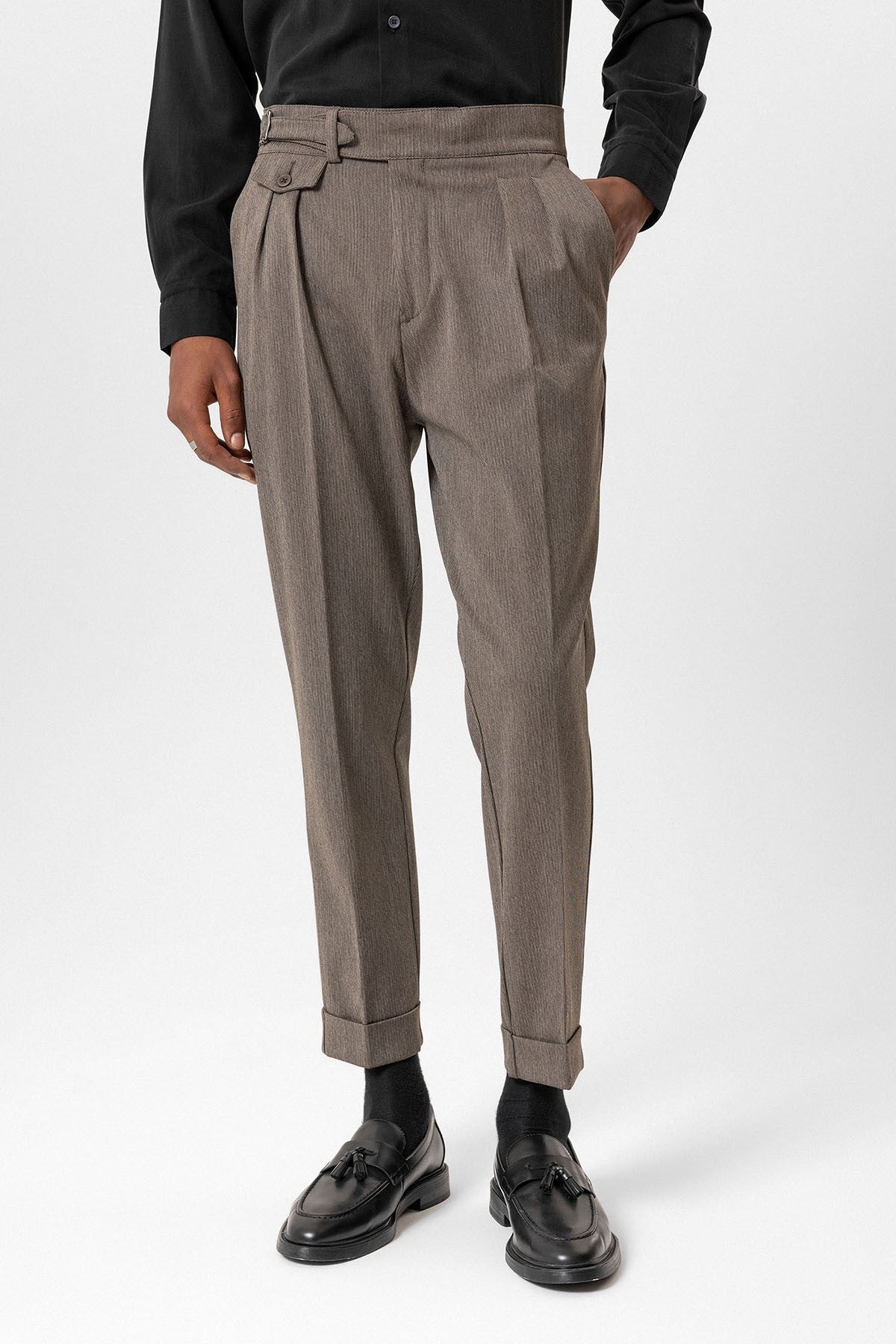 Antioch Toka Detailed High-Waisted Men's Pants