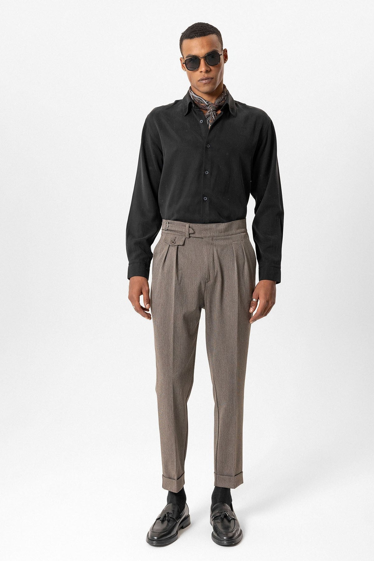 Antioch Toka Detailed High-Waisted Men's Pants