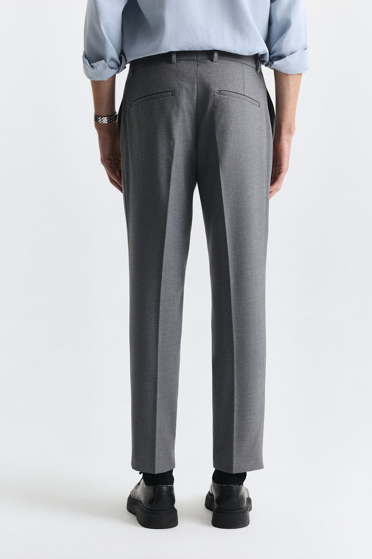 High-Waisted Classic Men's Pants