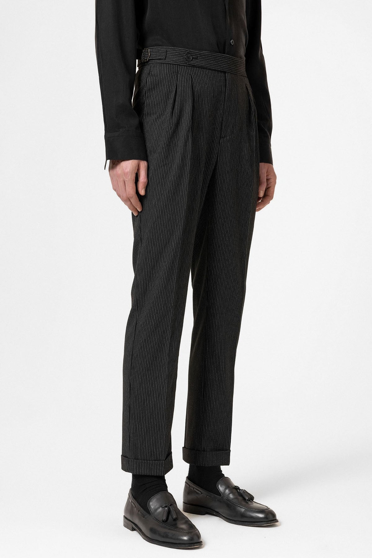 Antioch High-Waisted Striped Men's Flared Pants