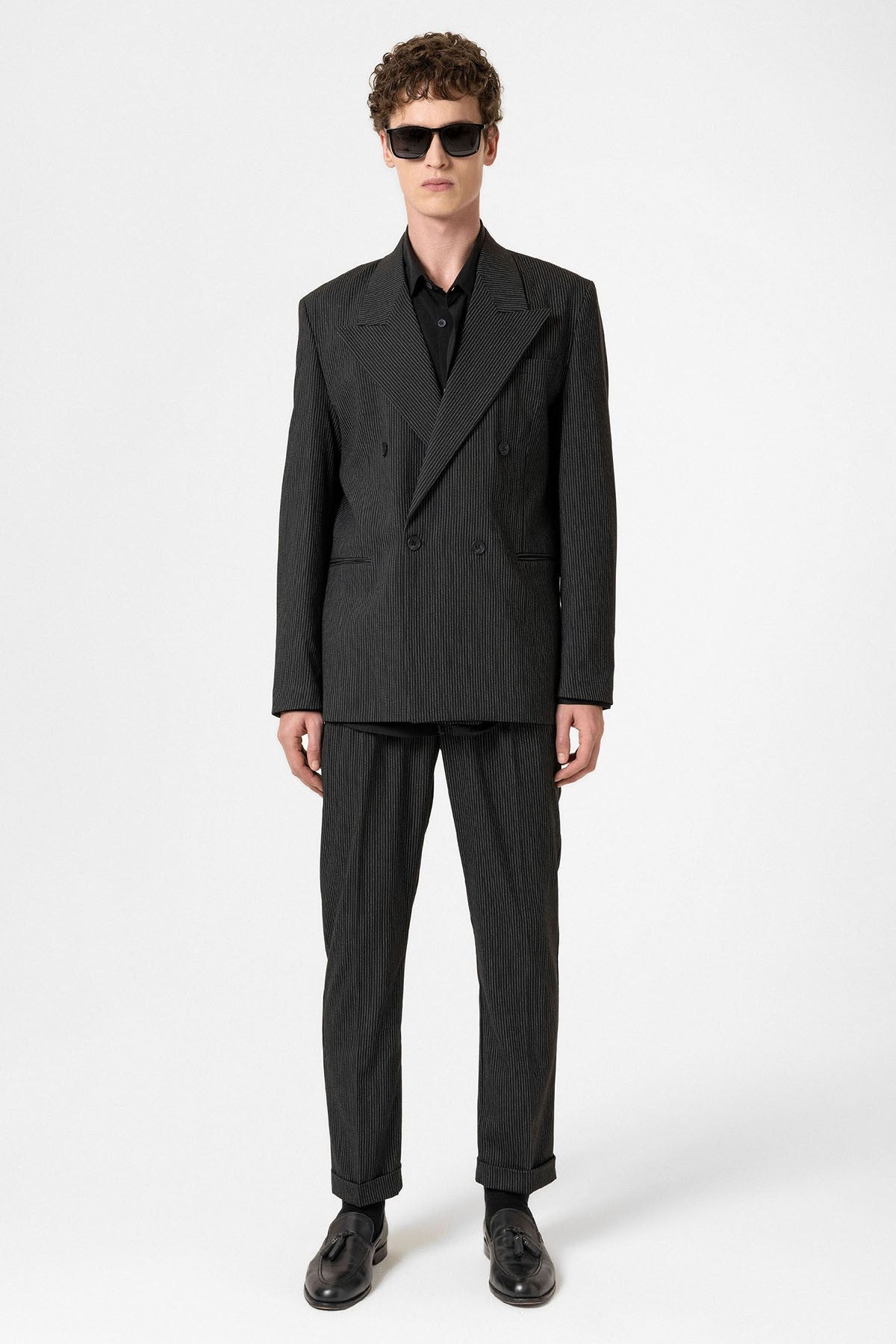 Antioch High-Waisted Striped Men's Flared Pants