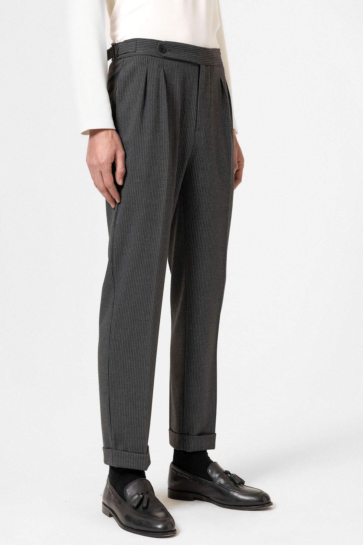 Antioch High-Waisted Striped Men's Flared Pants