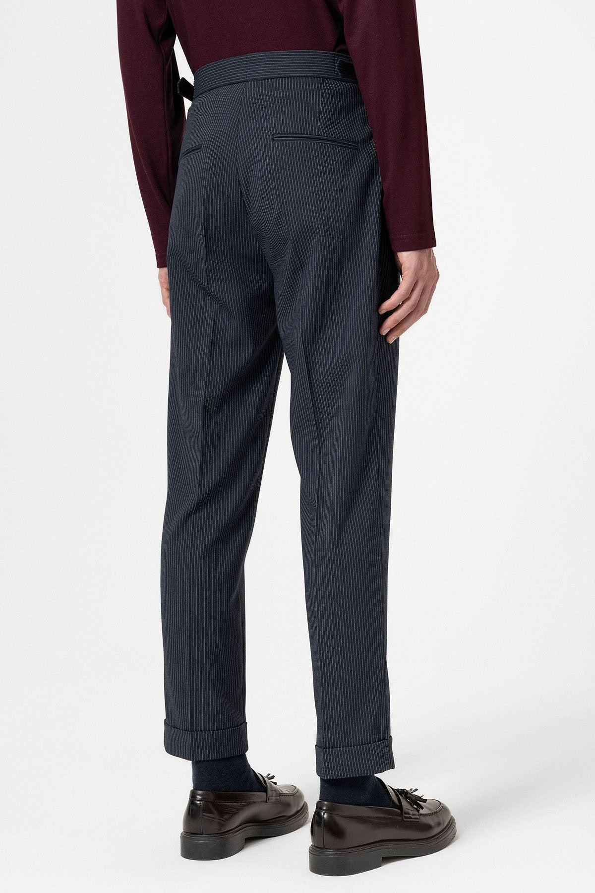 Antioch High-Waisted Striped Men's Flared Pants