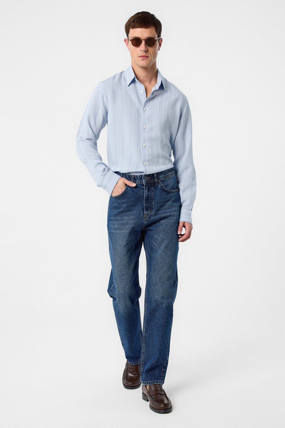 Antioch High-Waisted Regular-Fit Men's Jeans