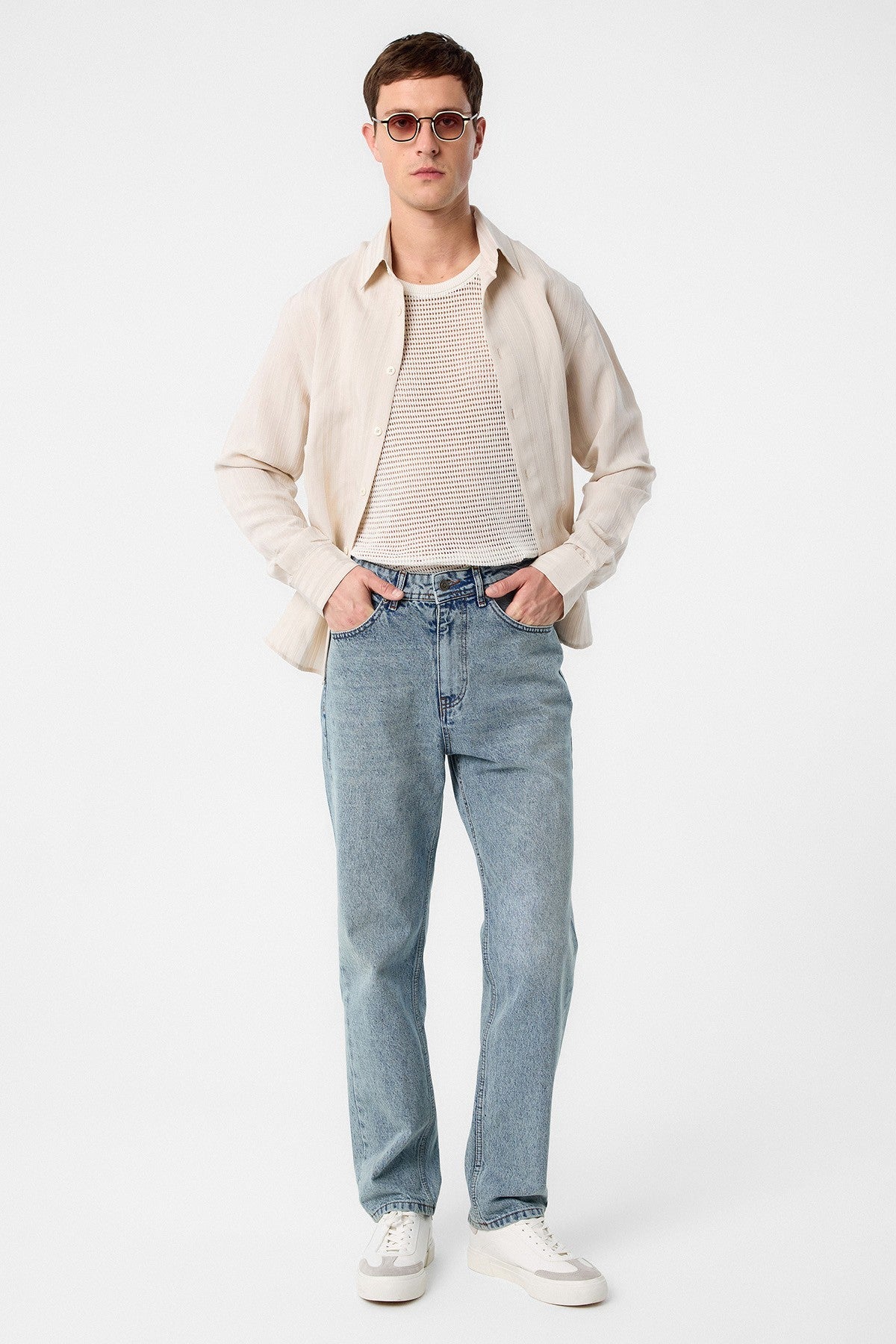 Antioch High-Waisted Regular-Fit Men's Jeans