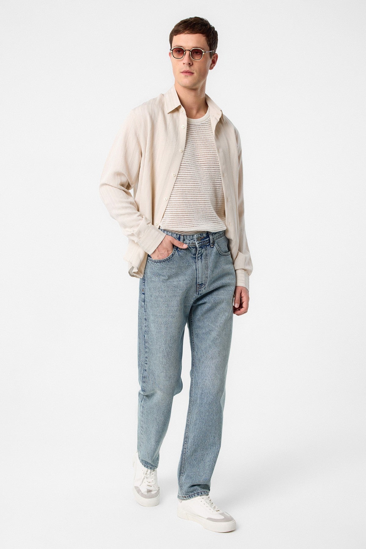 Antioch High-Waisted Regular-Fit Men's Jeans