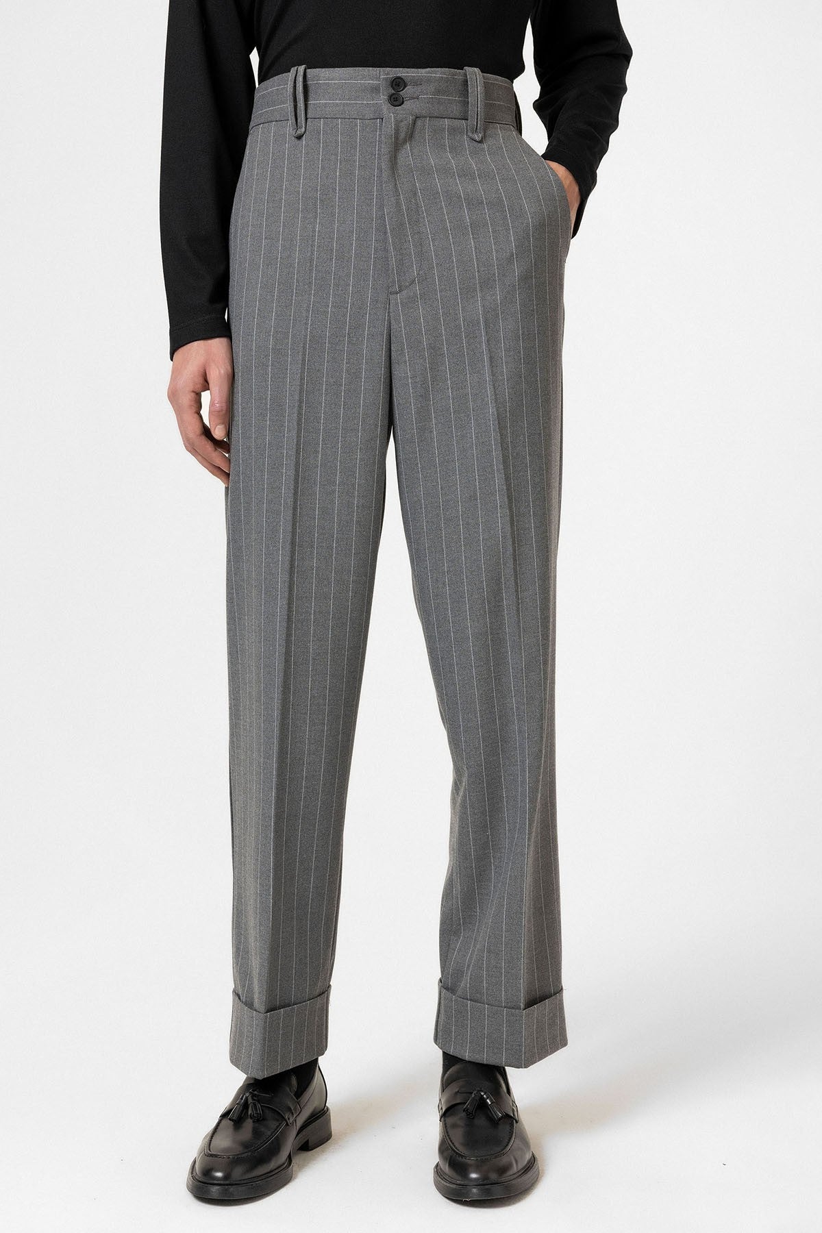 Antioch High-Waisted Striped Relaxed-Fit Men's Pants