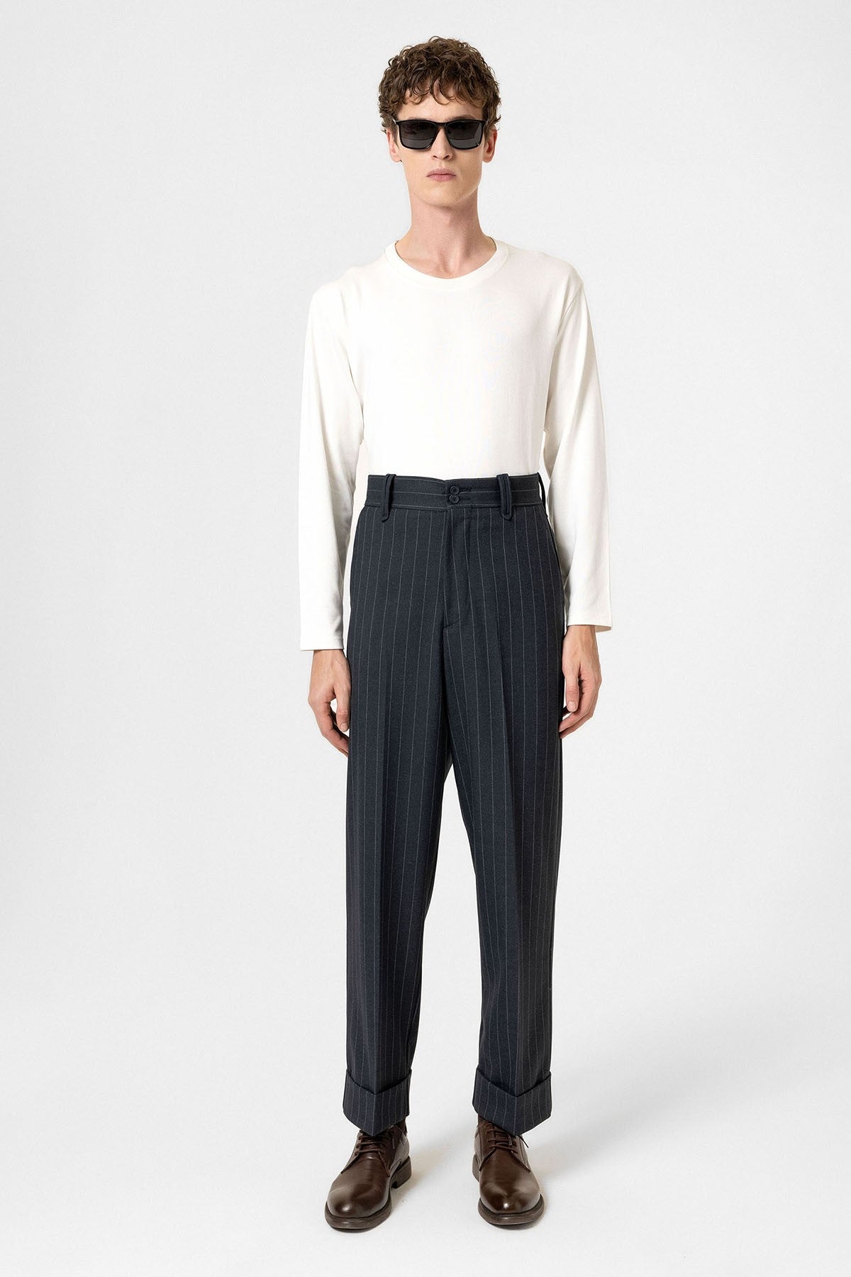 Antioch High-Waisted Striped Relaxed-Fit Men's Pants