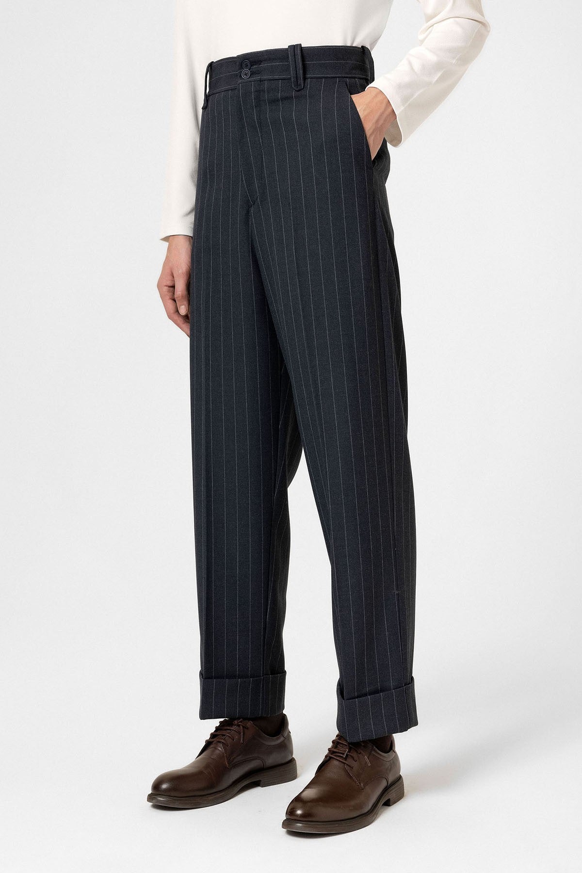 Antioch High-Waisted Striped Relaxed-Fit Men's Pants