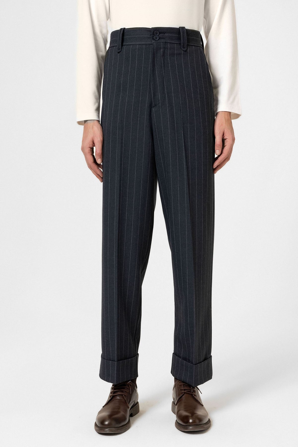 Antioch High-Waisted Striped Relaxed-Fit Men's Pants