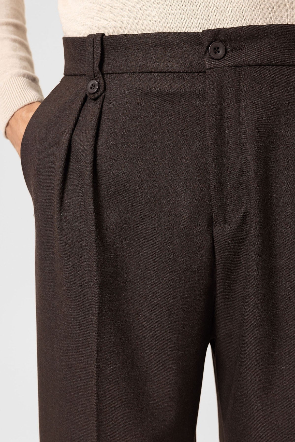 Antioch Double-Pleated High-Waisted Men's Pants