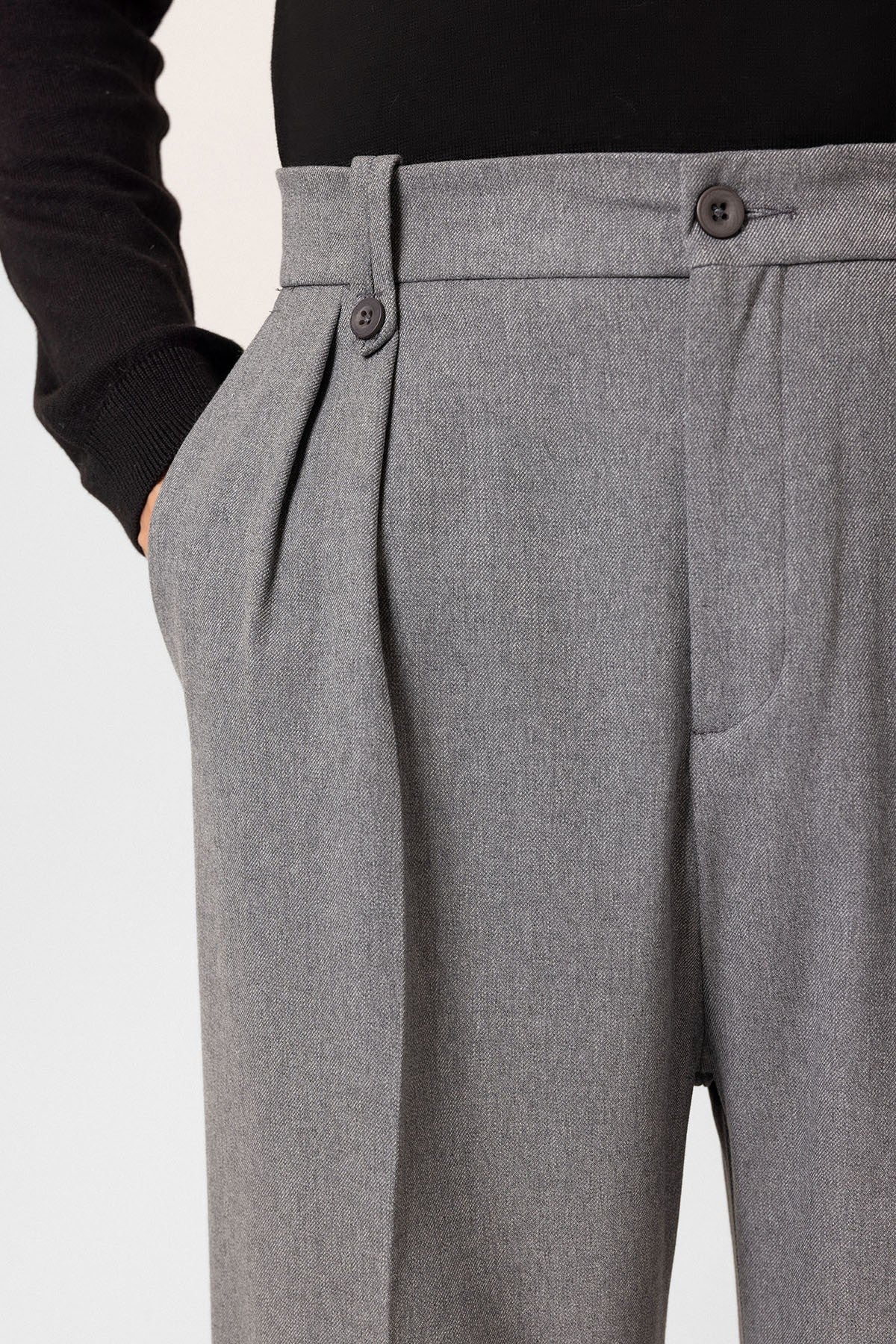Antioch Double-Pleated High-Waisted Men's Pants