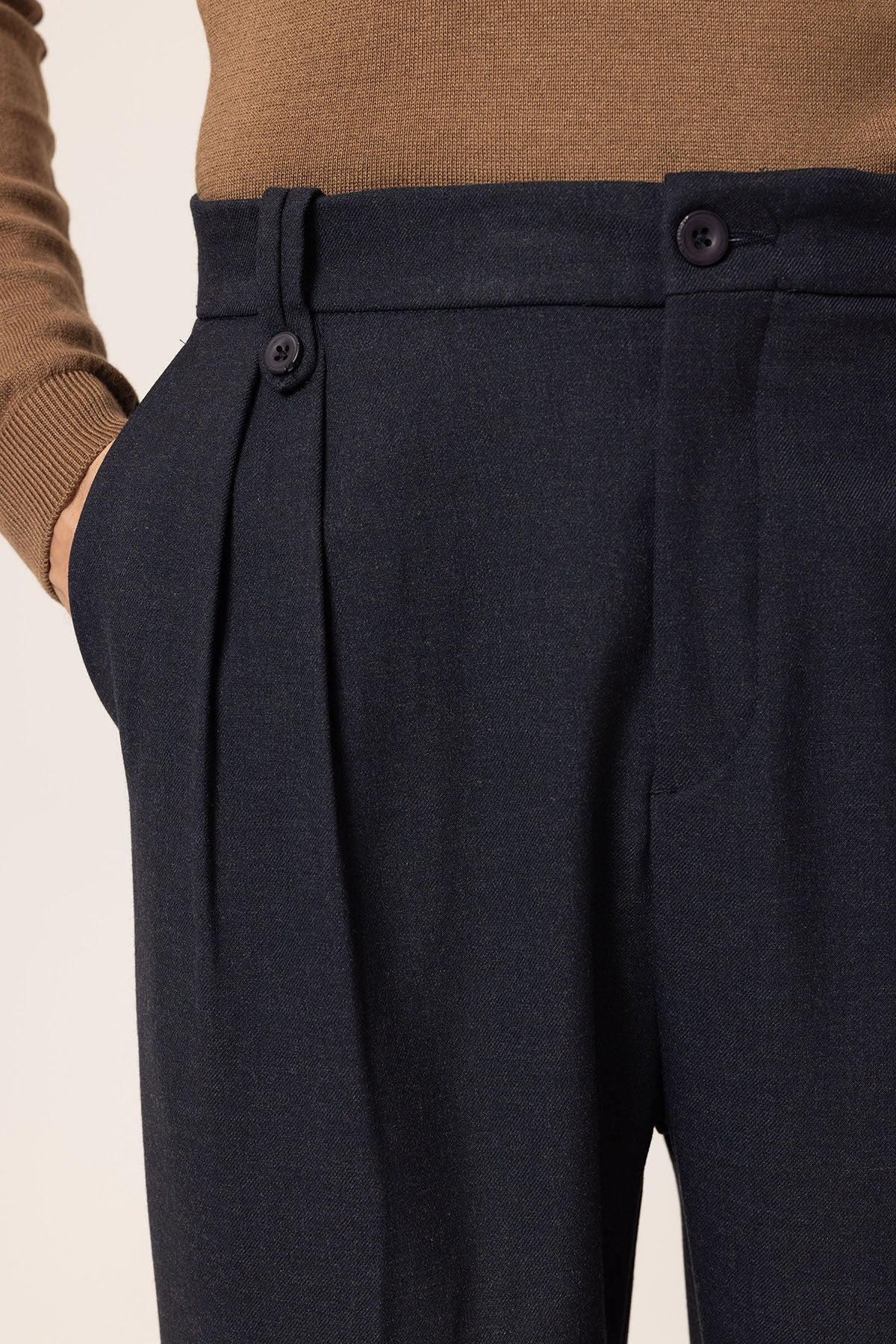 Antioch Double-Pleated High-Waisted Men's Pants