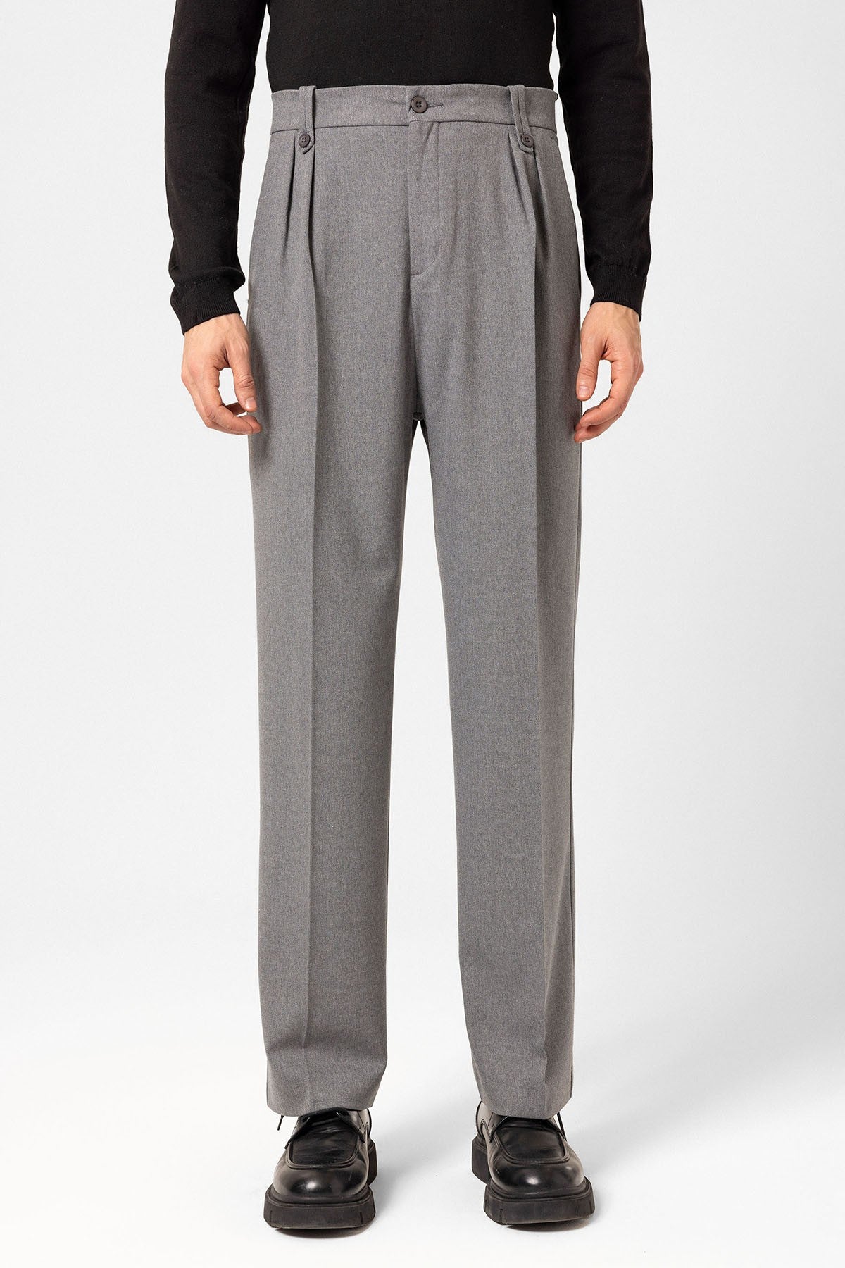 Antioch Double-Pleated High-Waisted Men's Pants