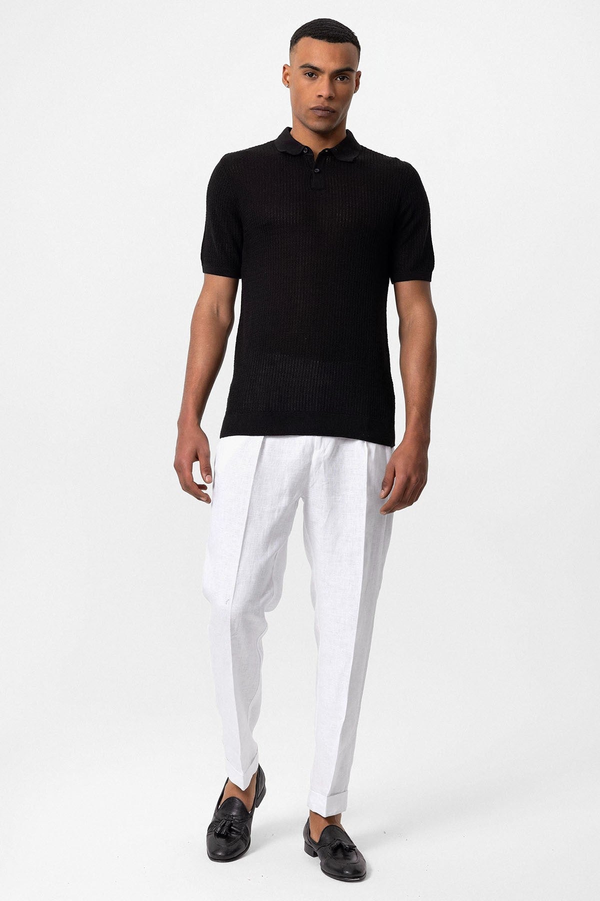 Antioch Polo-Neck Knit Men's T-Shirt