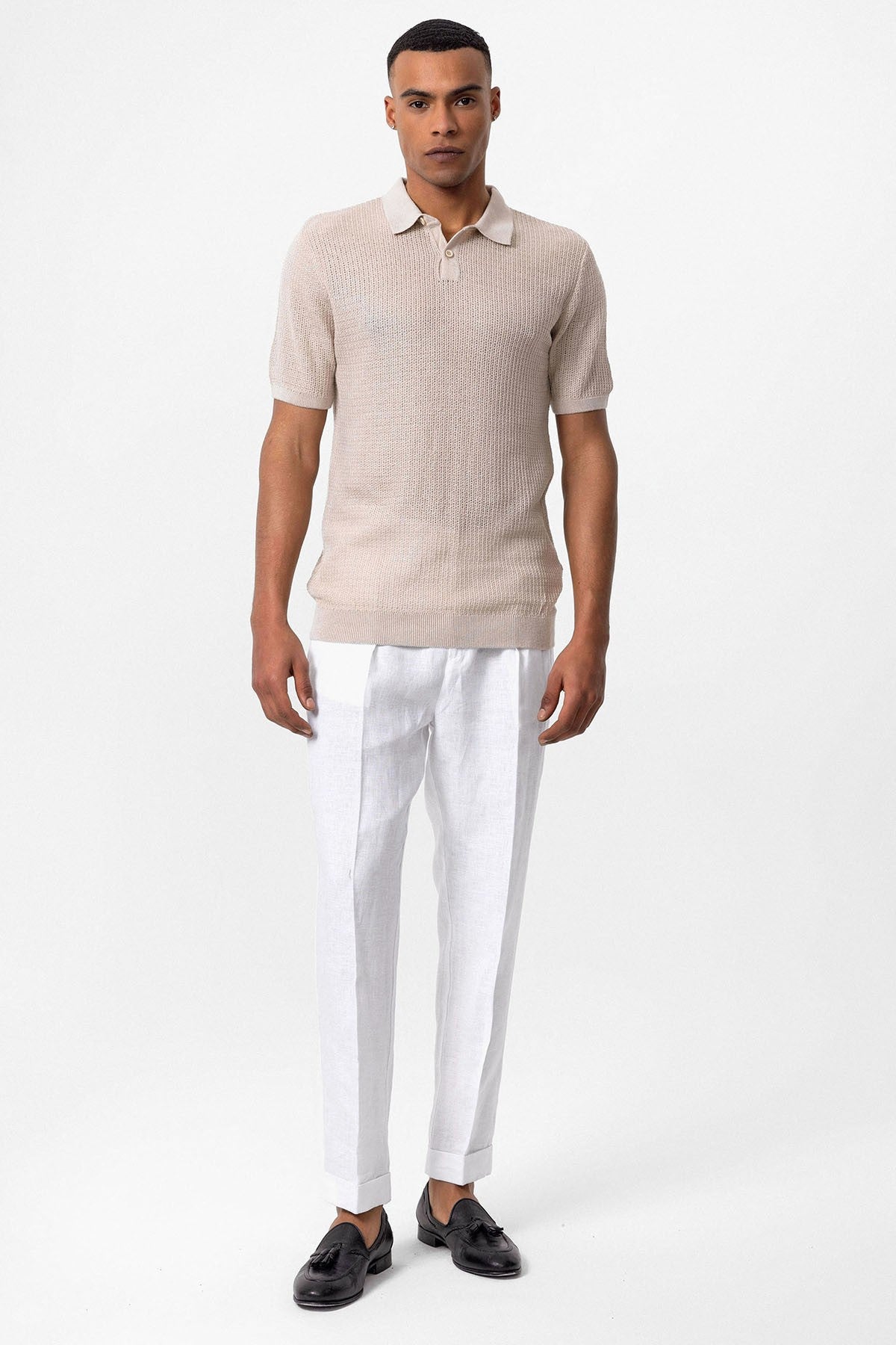 Antioch Polo-Neck Knit Men's T-Shirt