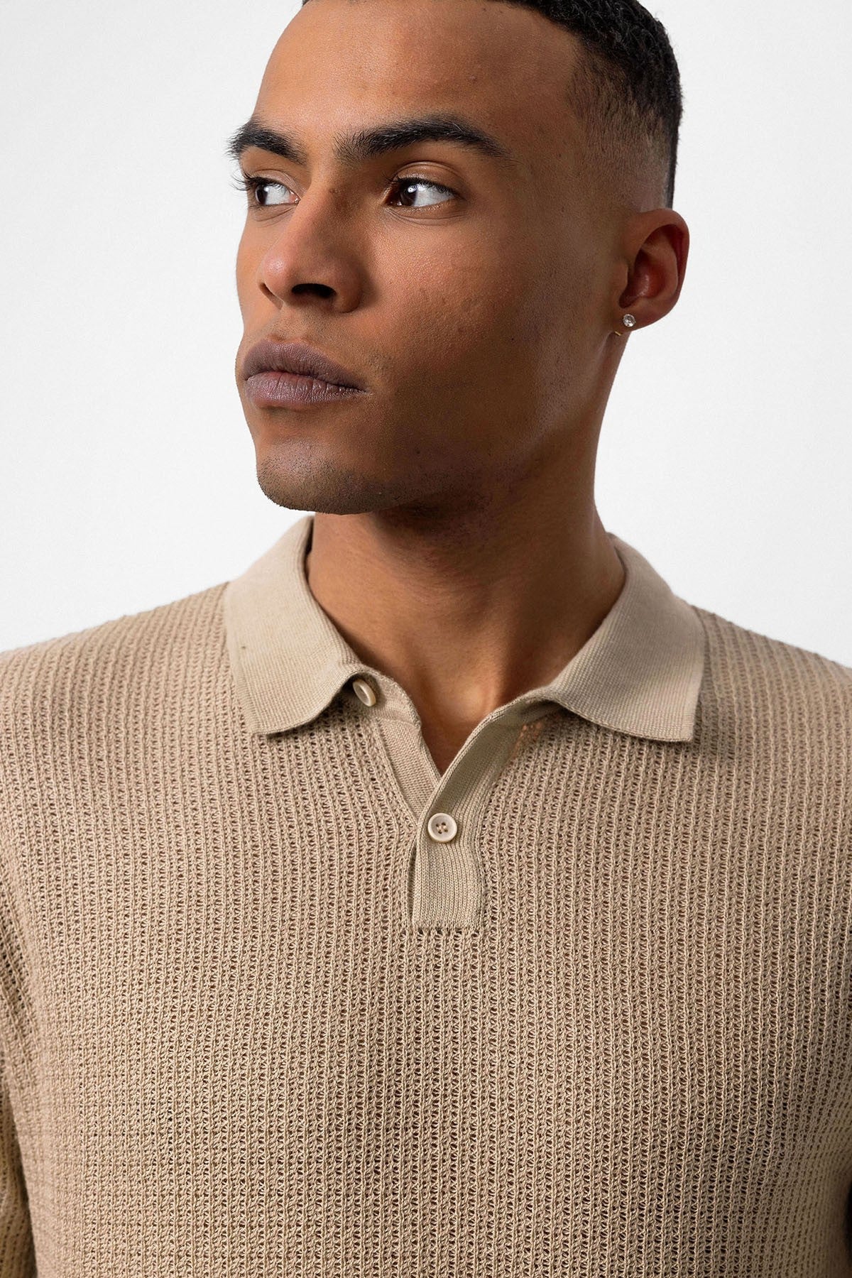 Antioch Polo-Neck Knit Men's T-Shirt