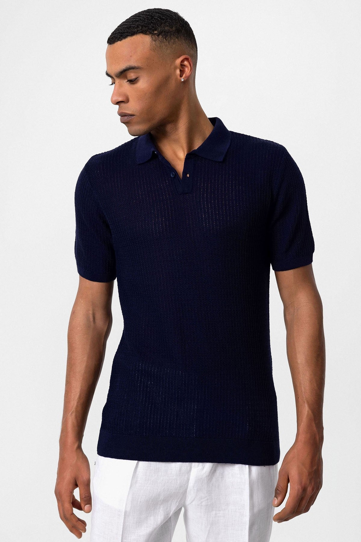 Antioch Polo-Neck Knit Men's T-Shirt