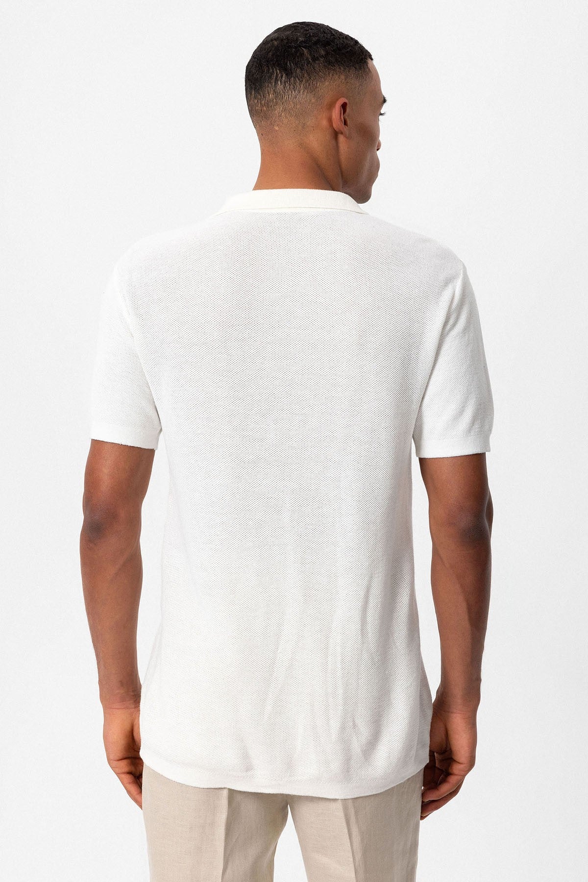 Antioch Polo-Neck Men's Knit T-Shirt