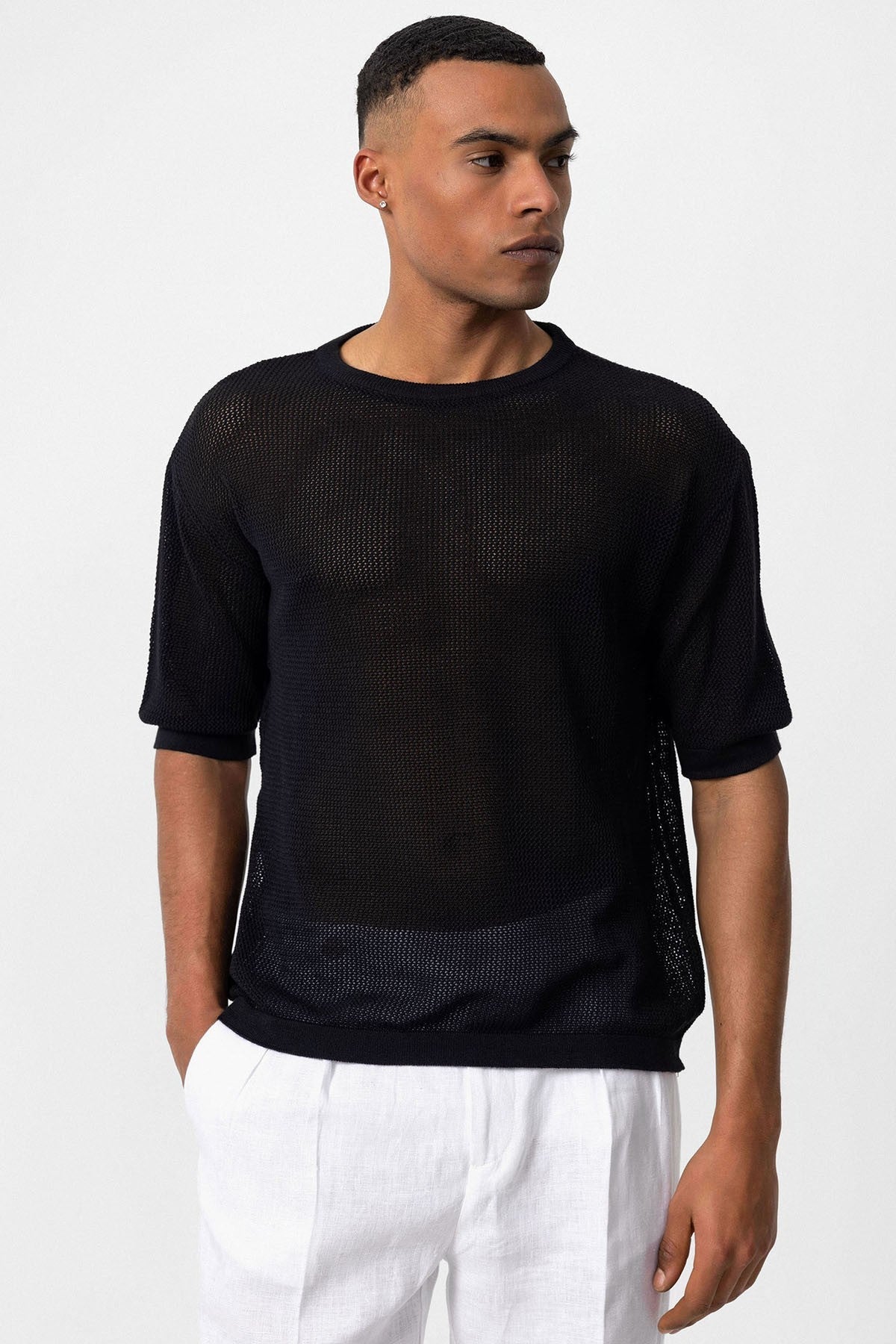 Antioch Oversized Openwork Men's T-Shirt