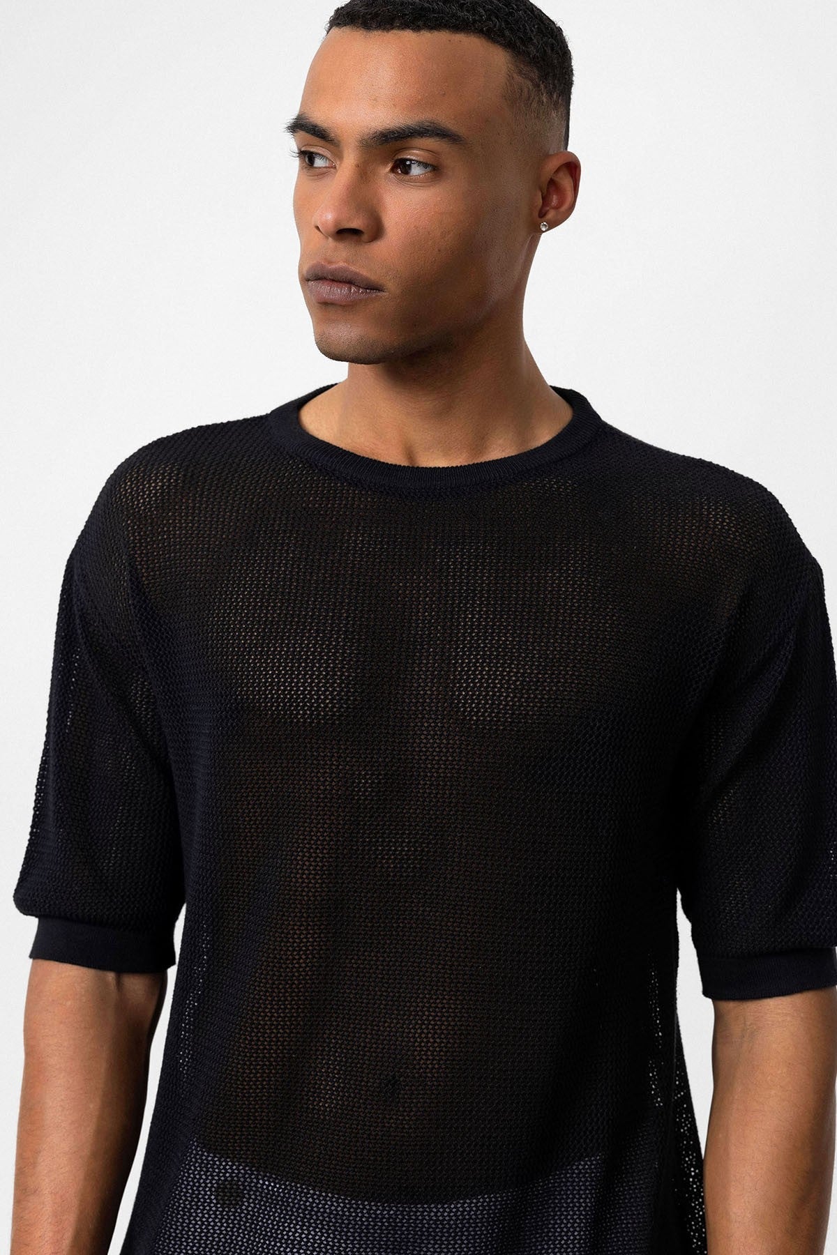 Antioch Oversized Openwork Men's T-Shirt