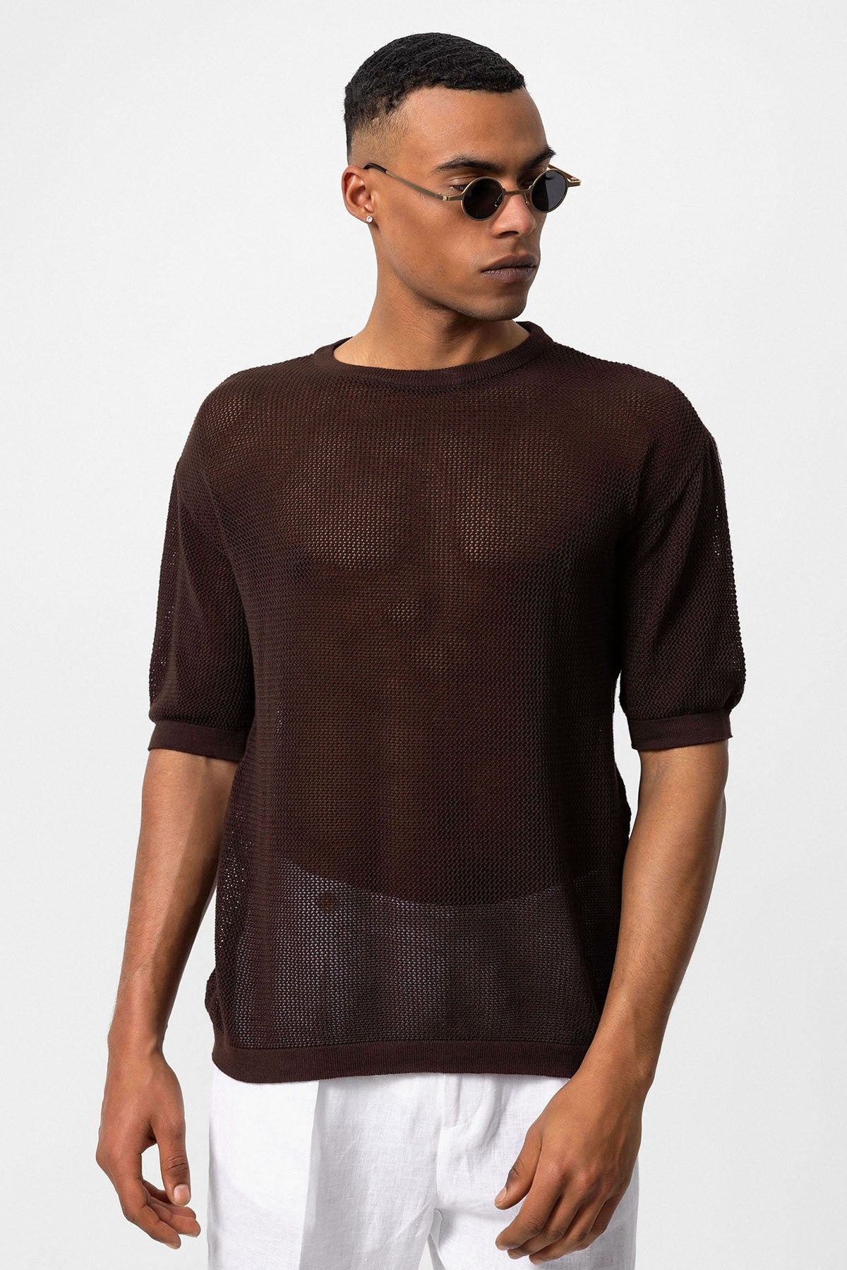 Antioch Oversized Openwork Men's T-Shirt