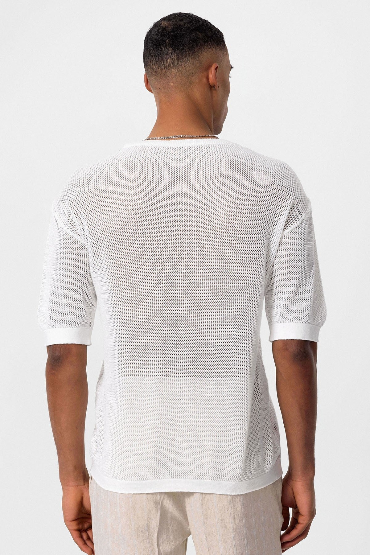 Antioch Oversized Openwork Men's T-Shirt