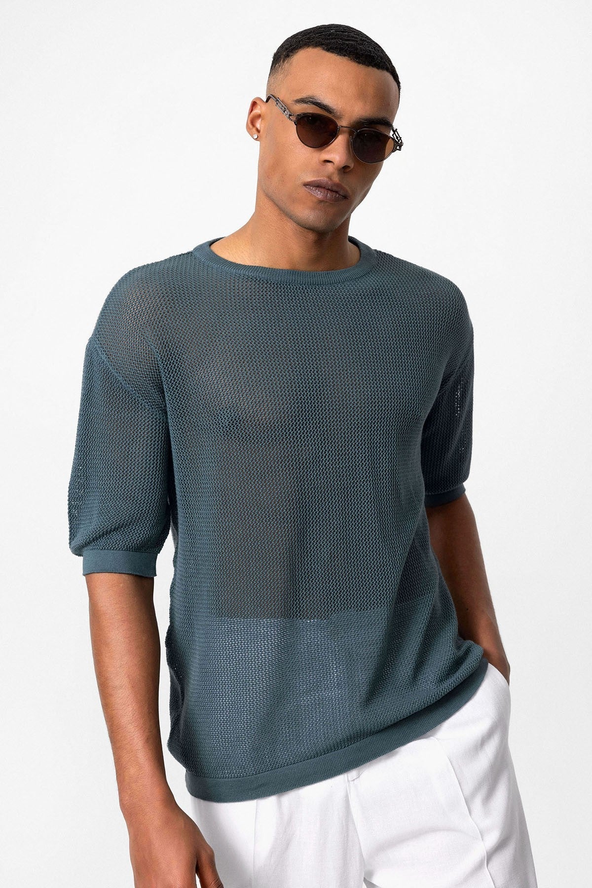 Antioch Oversized Openwork Men's T-Shirt