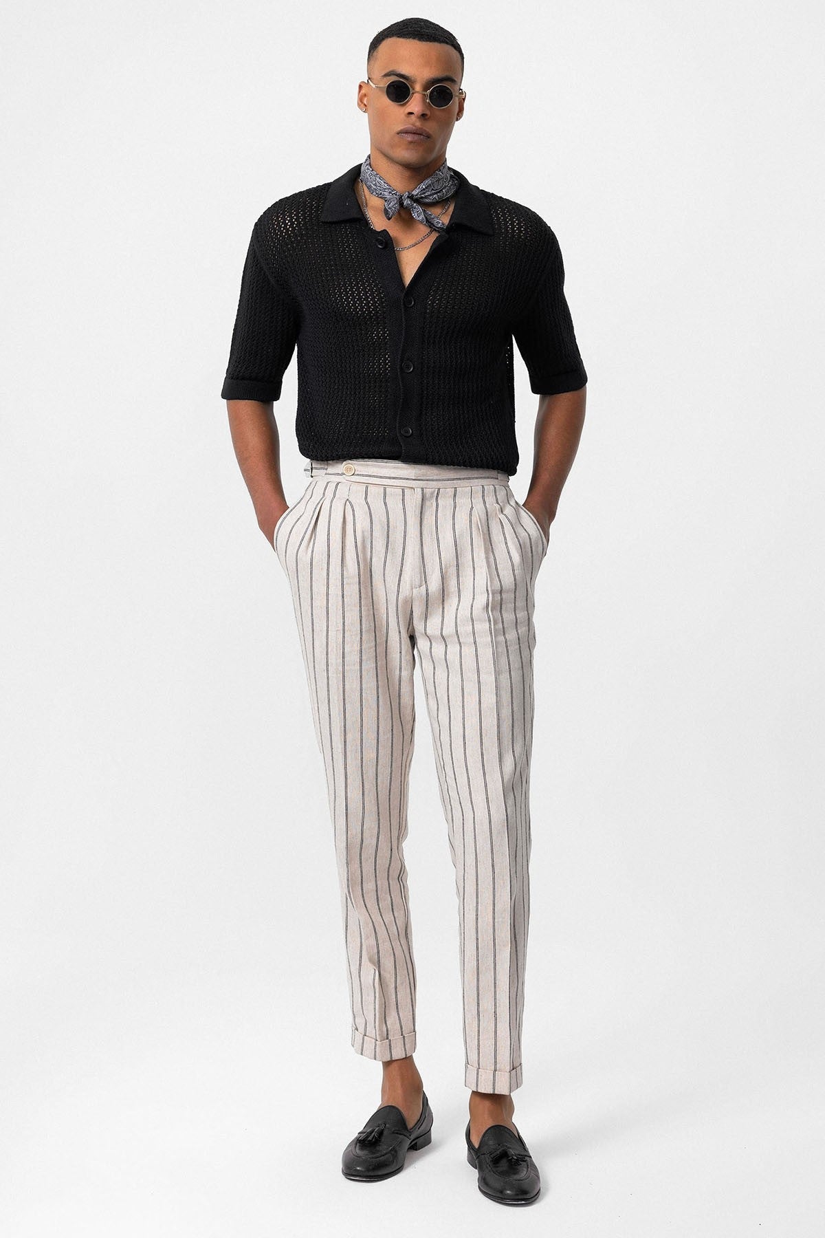 Antioch Short-Sleeved Openwork Men's Shirt