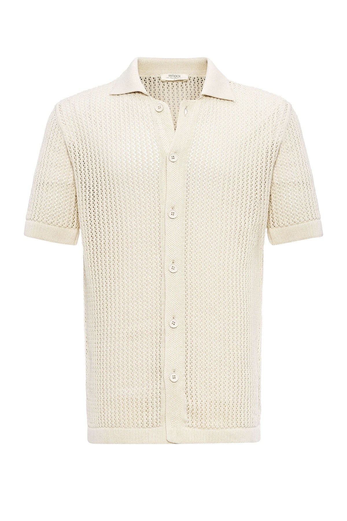 Antioch Short-Sleeved Openwork Men's Shirt