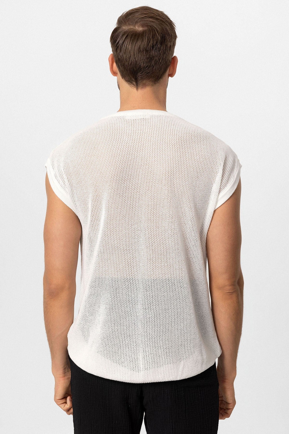 Antioch Sleeveless Openwork Men's T-Shirt