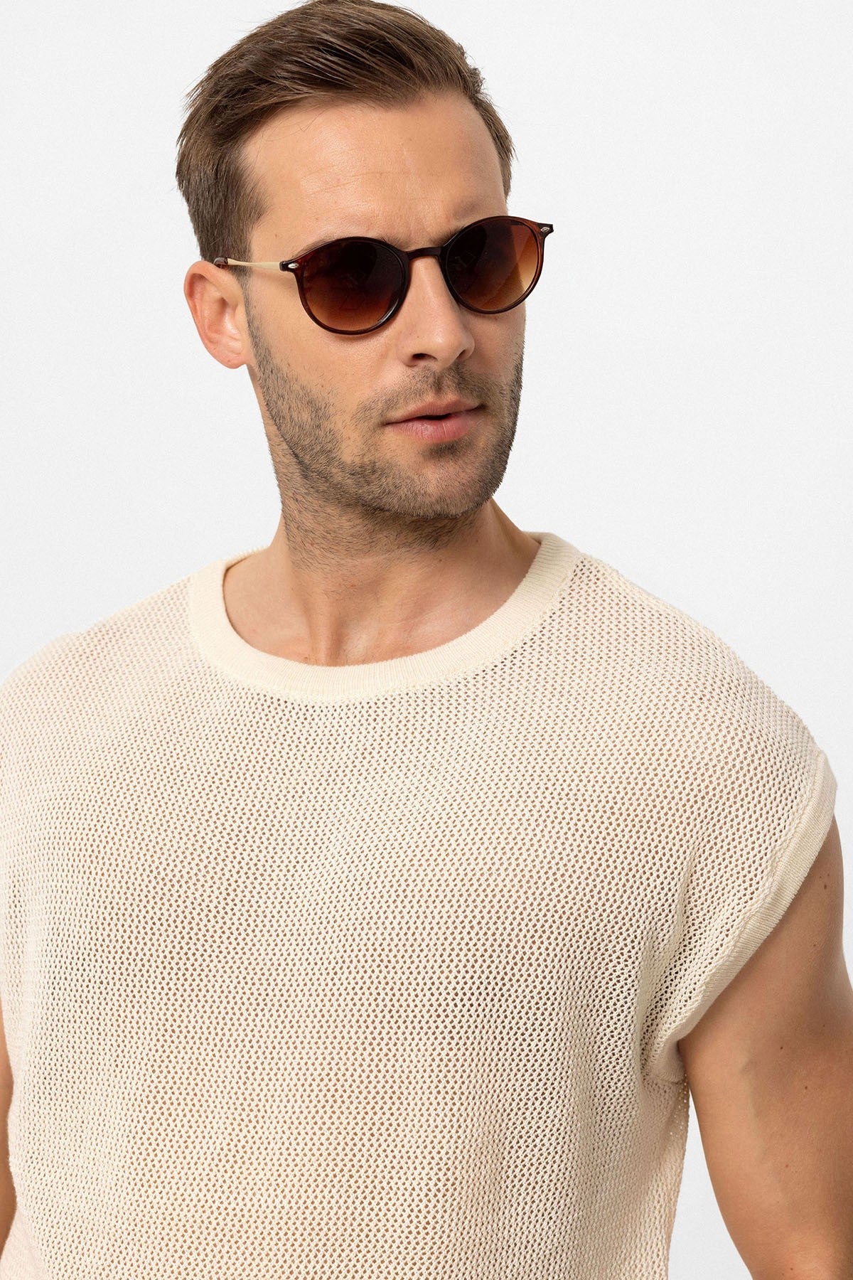 Antioch Sleeveless Openwork Men's T-Shirt