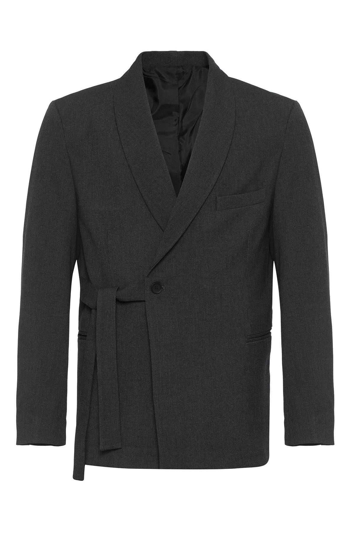 Antioch Double-Breasted Men's Blazer with Belt