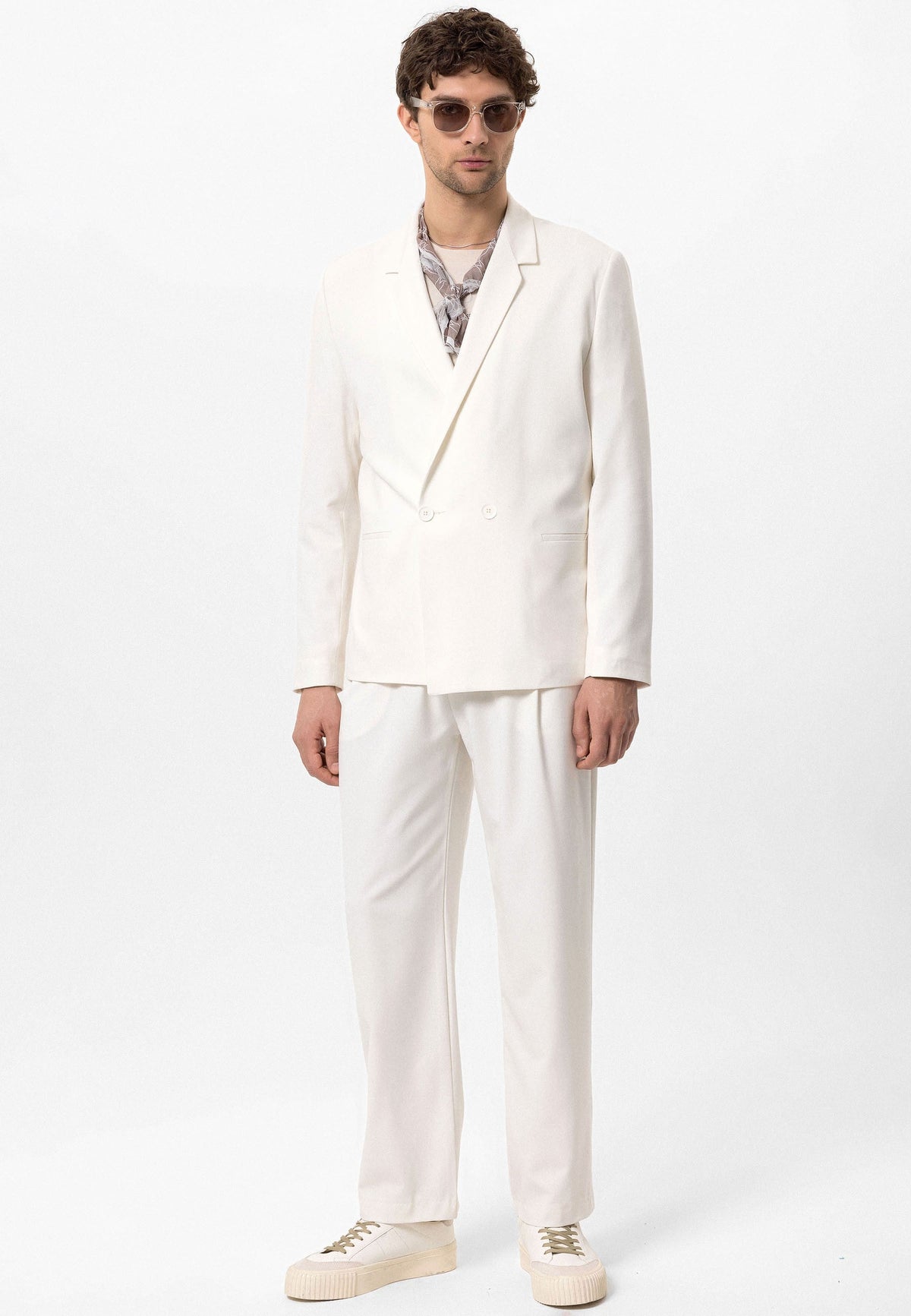 Antioch Single-Button Double-Breasted Men's Blazer