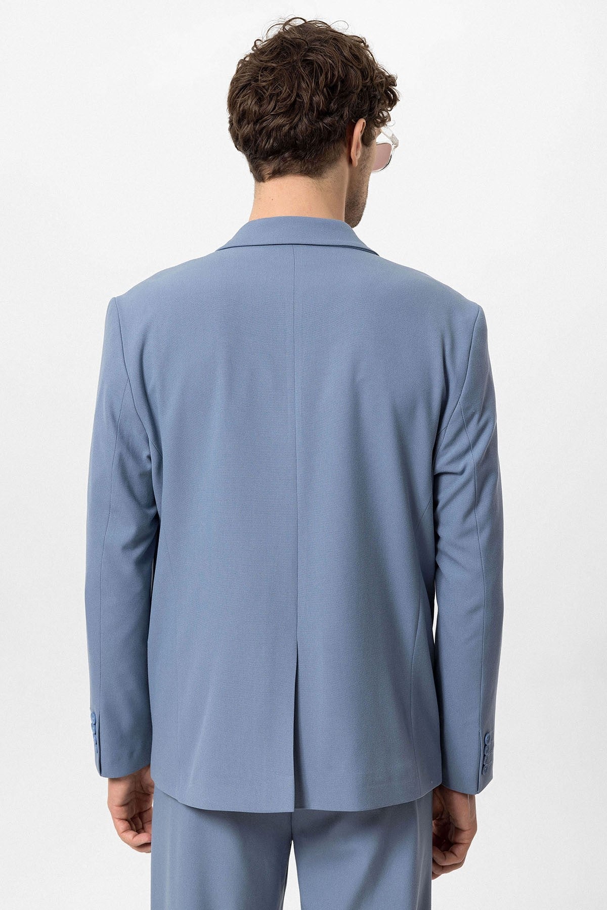 Antioch Single-Button Double-Breasted Men's Blazer
