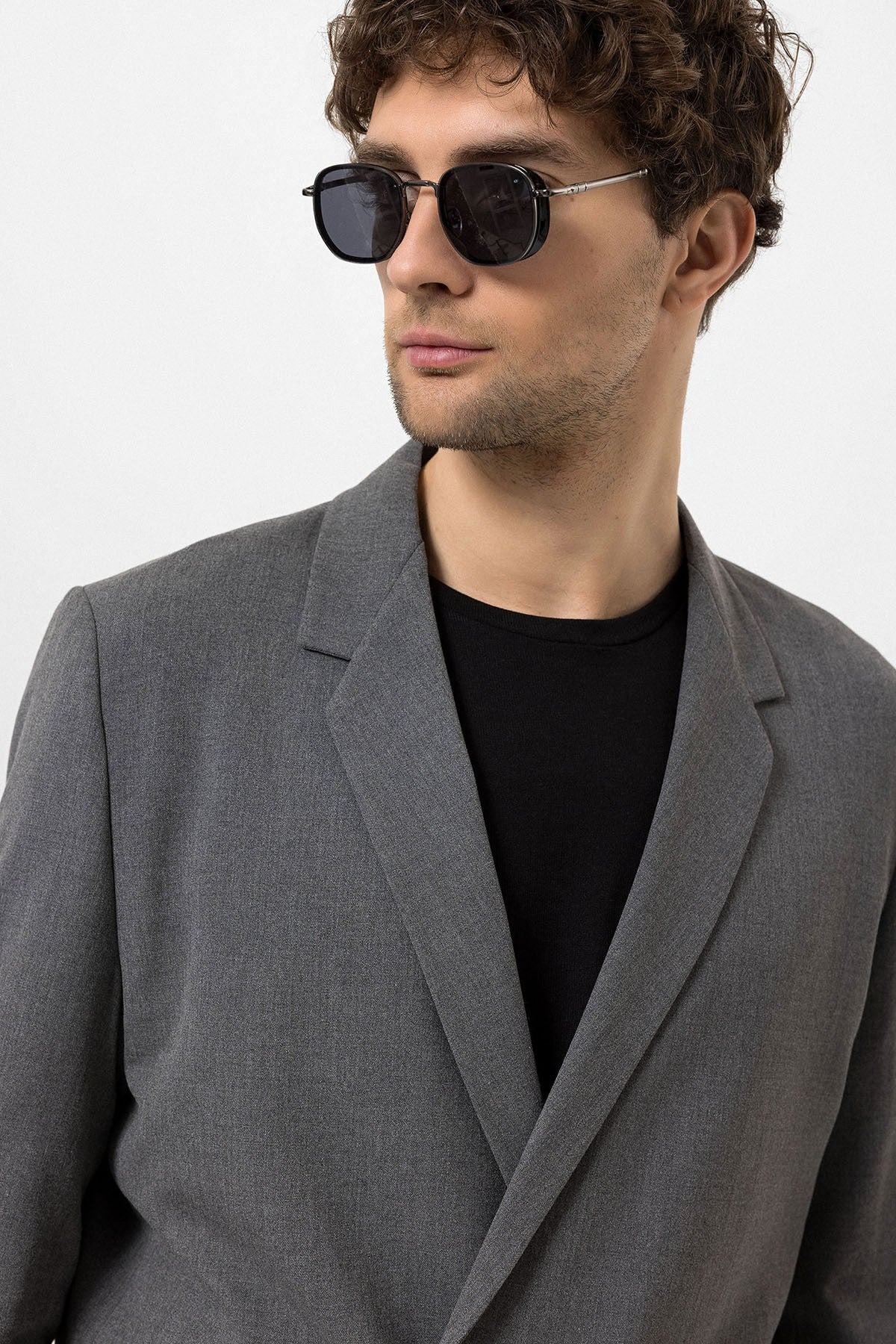 Antioch Single-Button Double-Breasted Men's Blazer