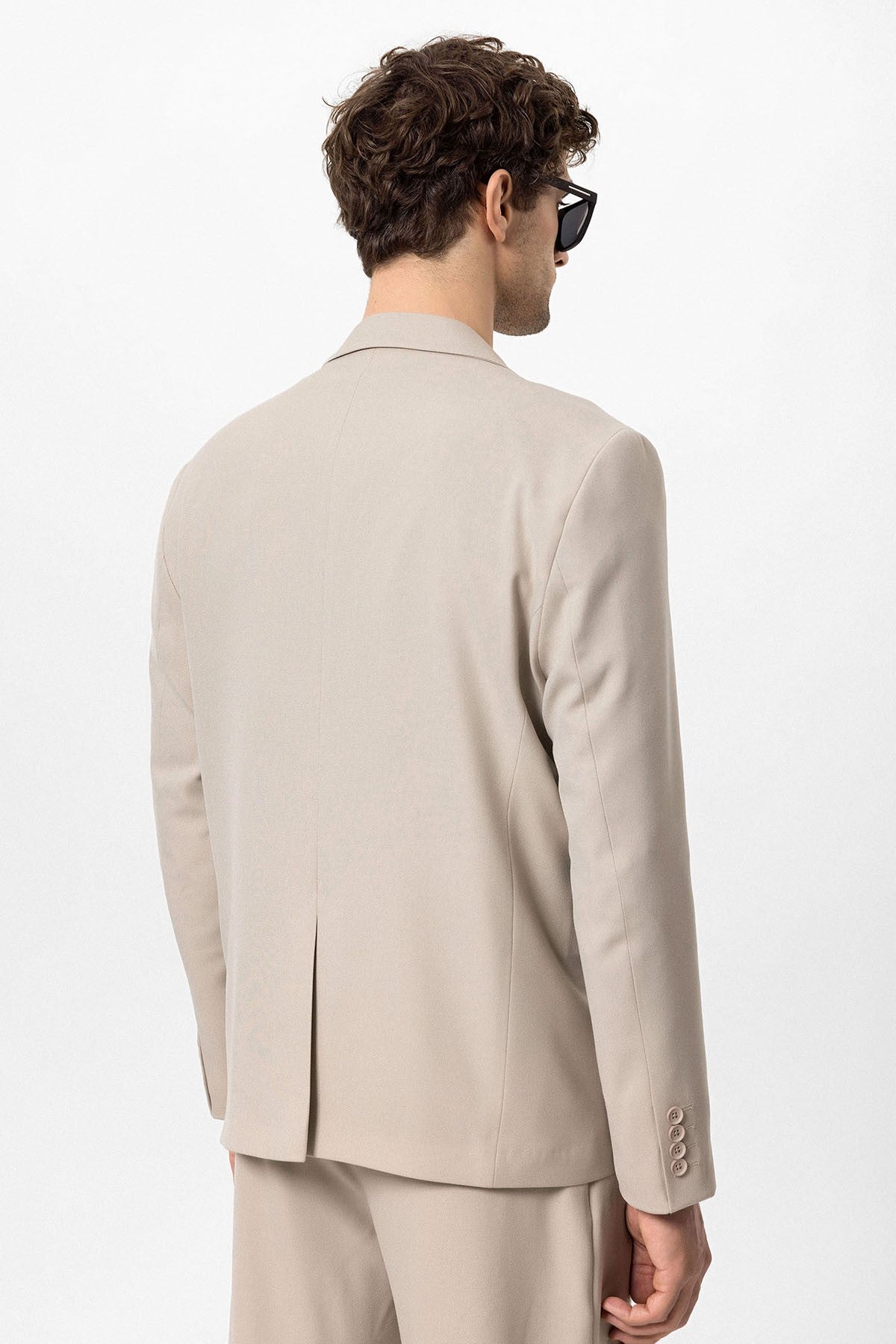 Antioch Single-Button Double-Breasted Men's Blazer