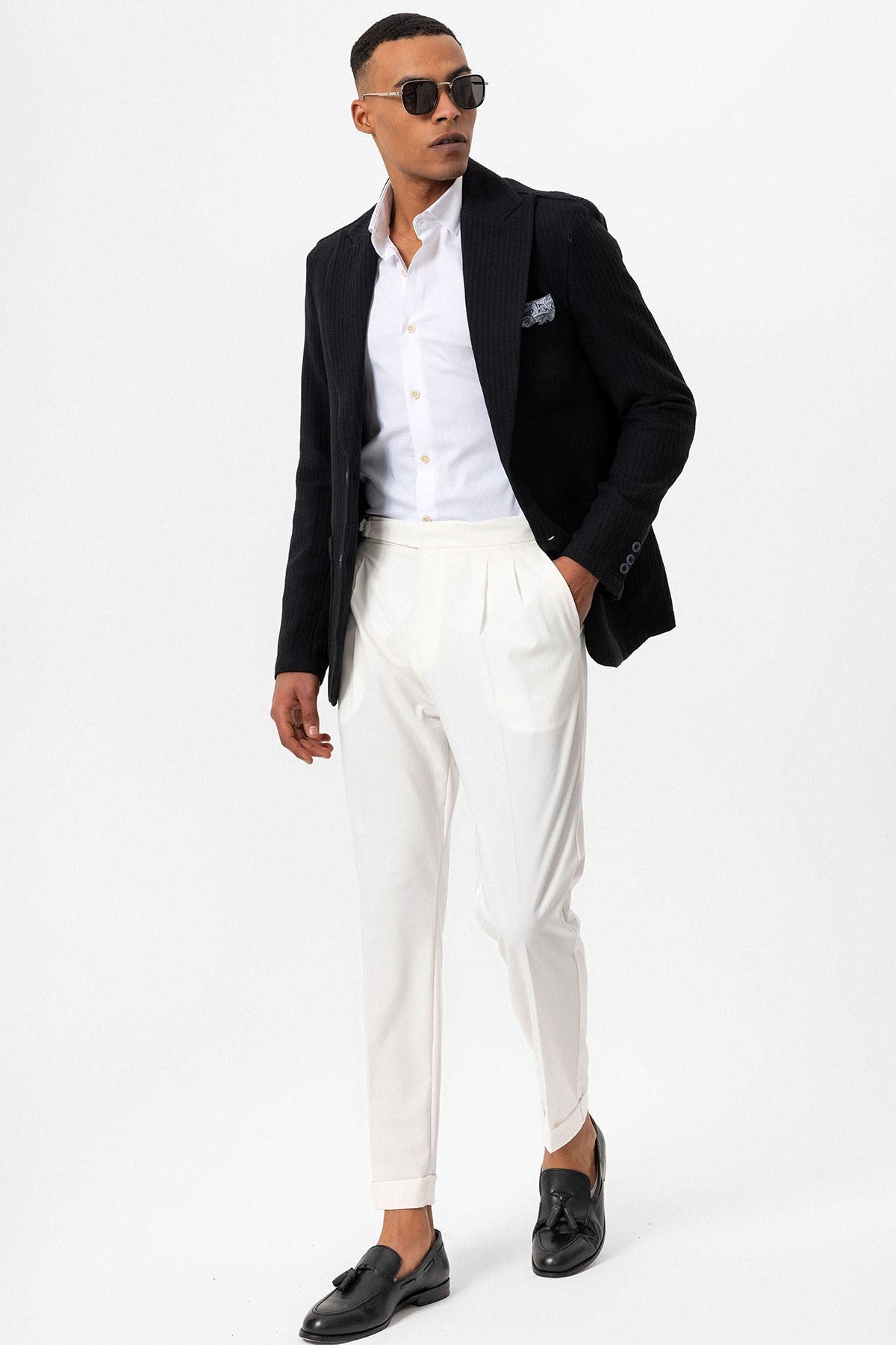 Antioch Men's Blazer Jacket with Side Pockets, Unlined