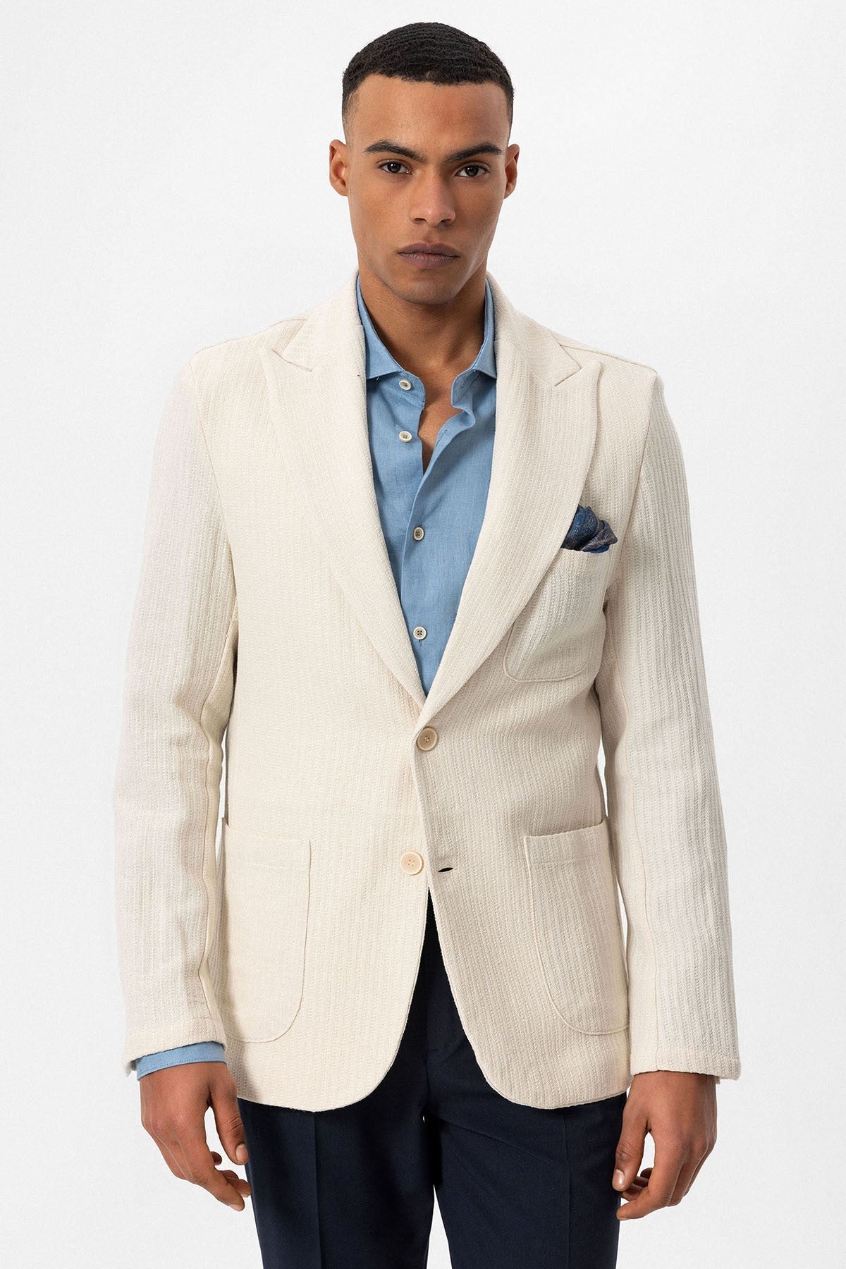 Antioch Men's Blazer Jacket with Side Pockets, Unlined