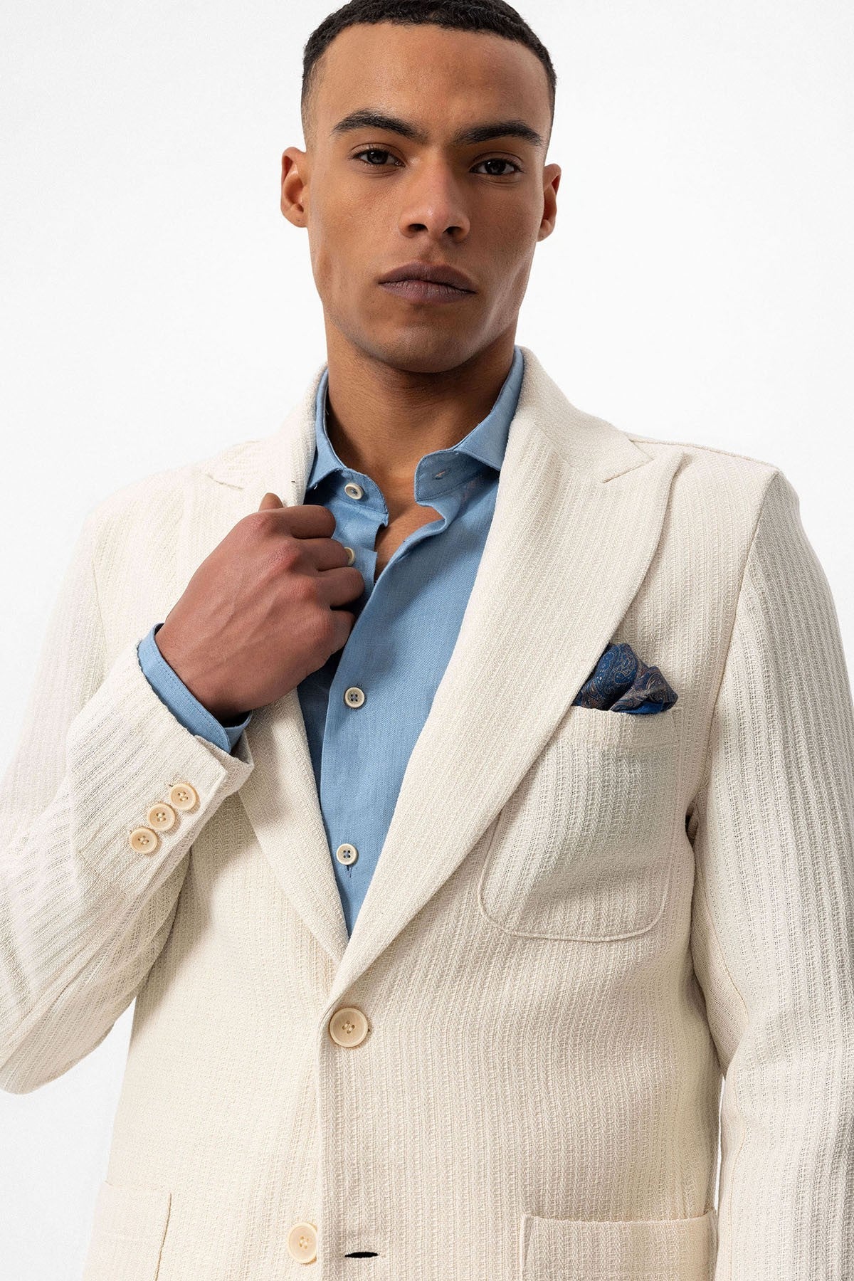 Antioch Men's Blazer Jacket with Side Pockets, Unlined