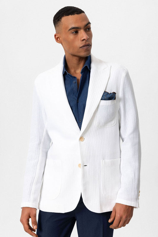 Antioch Men's Blazer Jacket with Side Pockets, Unlined