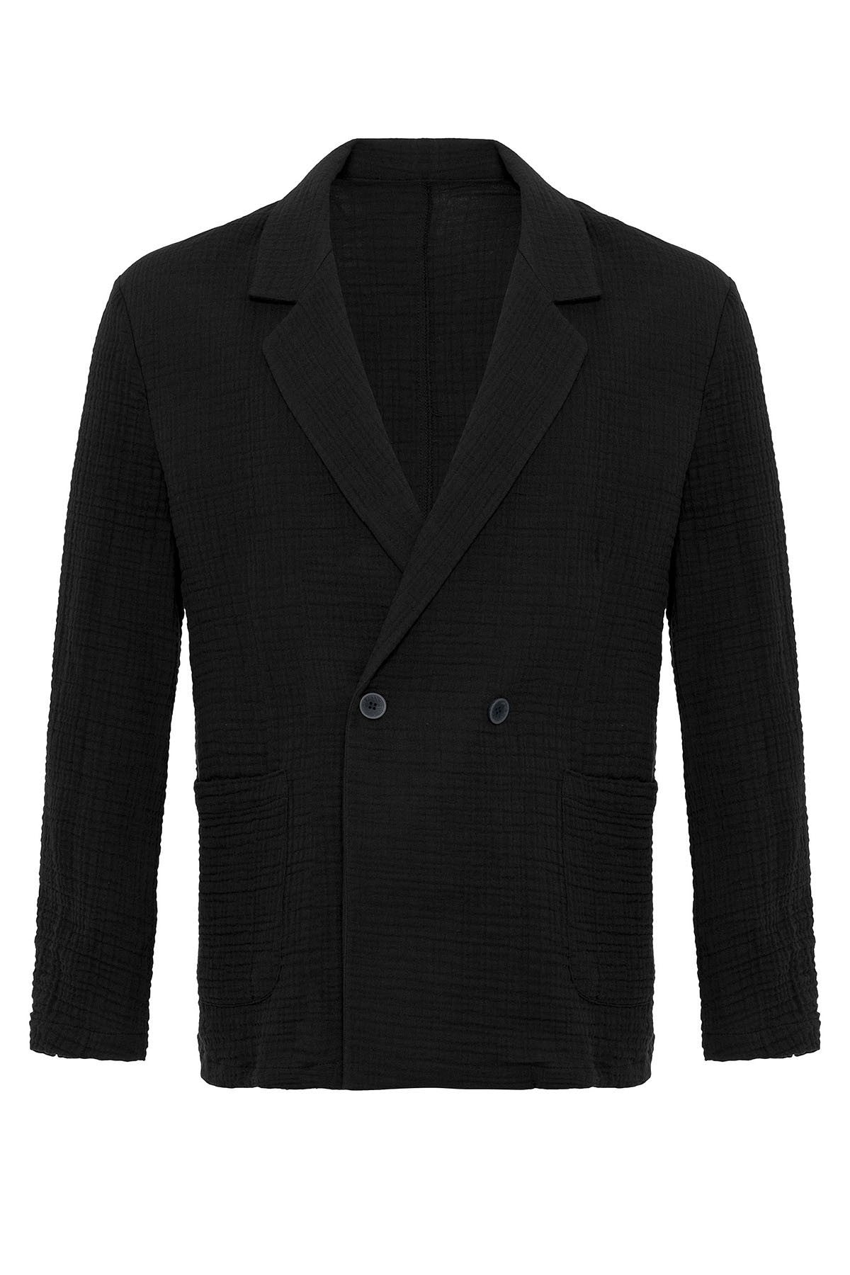 Antioch Double-Breasted Unlined Men's Blazer