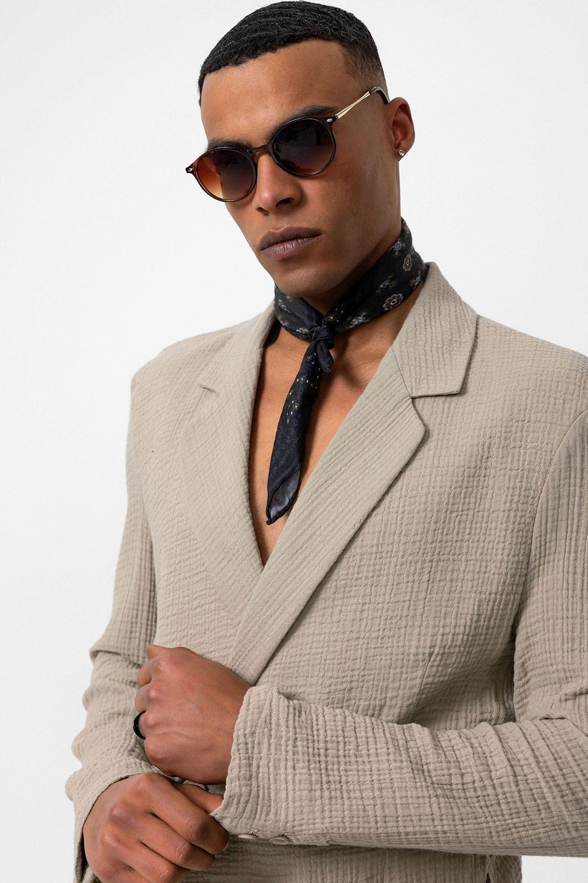 Antioch Double-Breasted Unlined Men's Blazer
